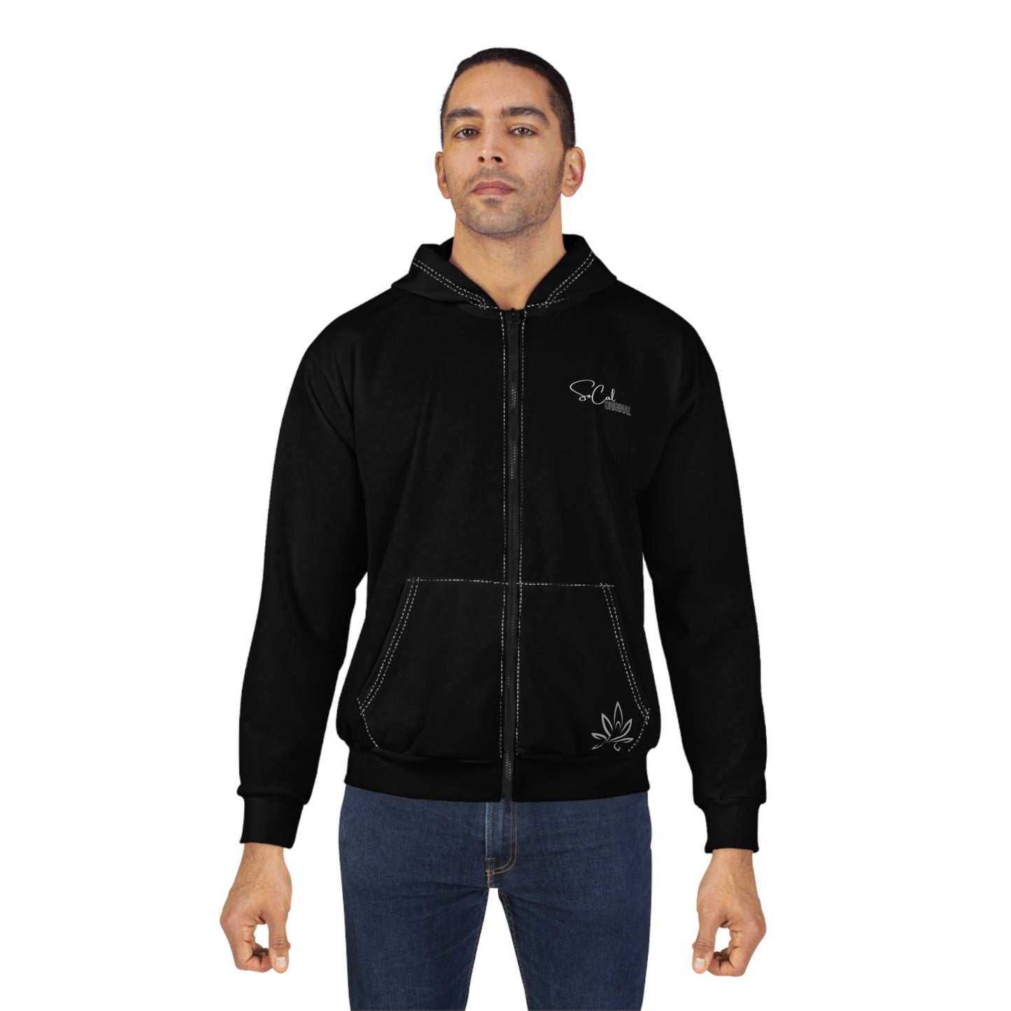 The Molecular High-Style Zip-Up Hoodie