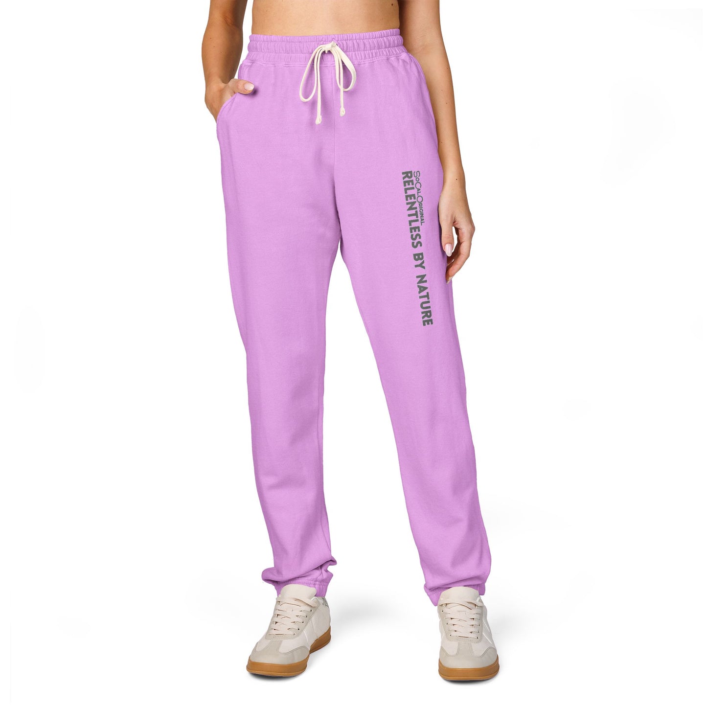 Relentless By Nature Unisex Garment-Dyed Fleece Sweatpants