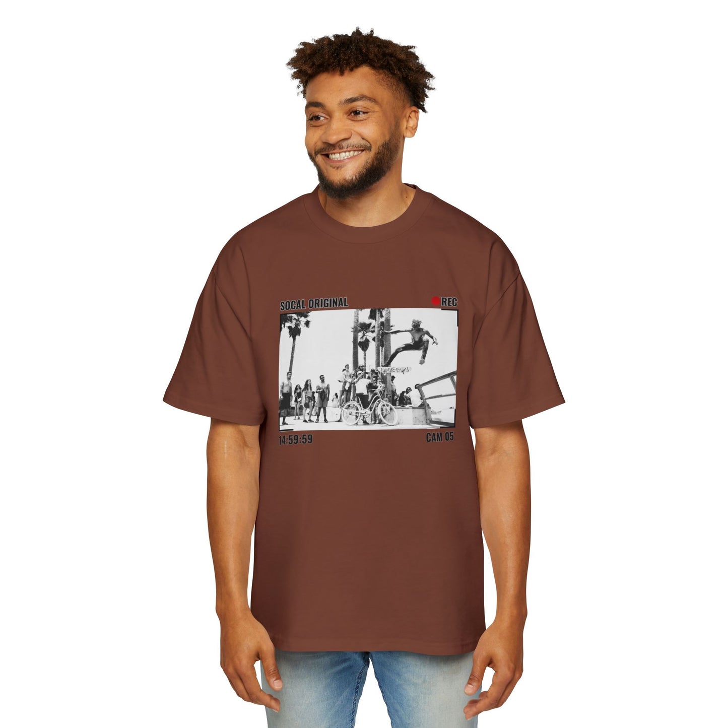 Venice Beach CAM 05 Skate Men's Heavy Oversized Tee