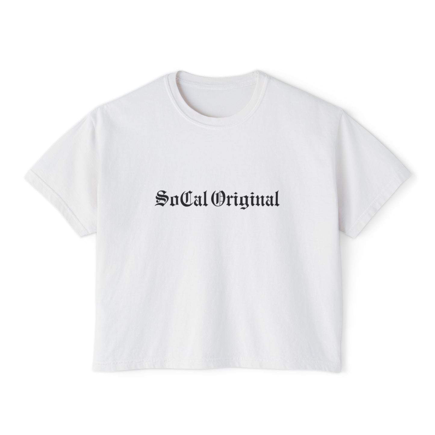 SoCal Original Old English Women's Boxy Tee
