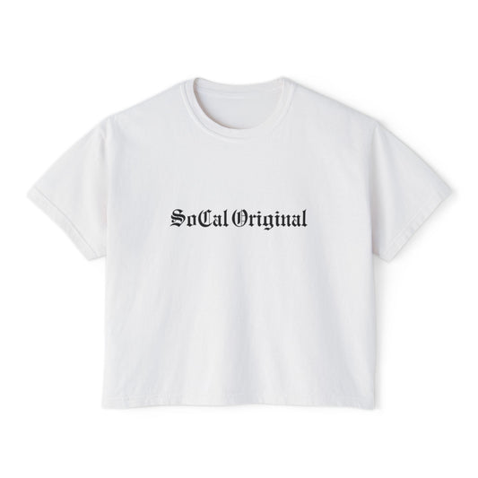 SoCal Original Old English Women's Boxy Tee