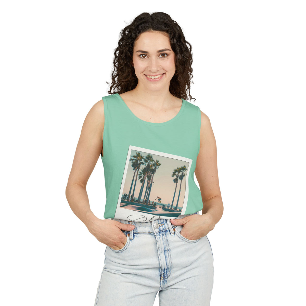 SoCal Original 98 Polaroid Unisex Garment-Dyed Tank Top