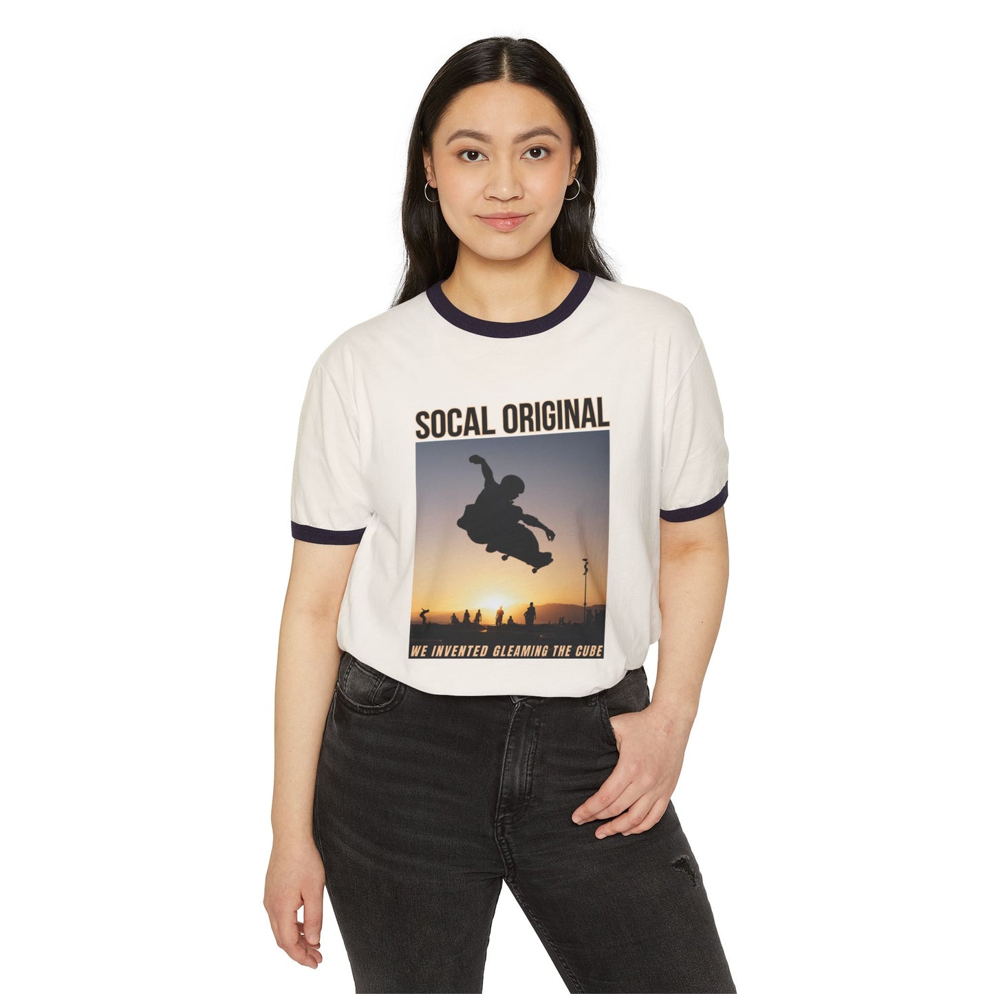 Gleaming the Cube Unisex Cotton Ringer T-Shirt