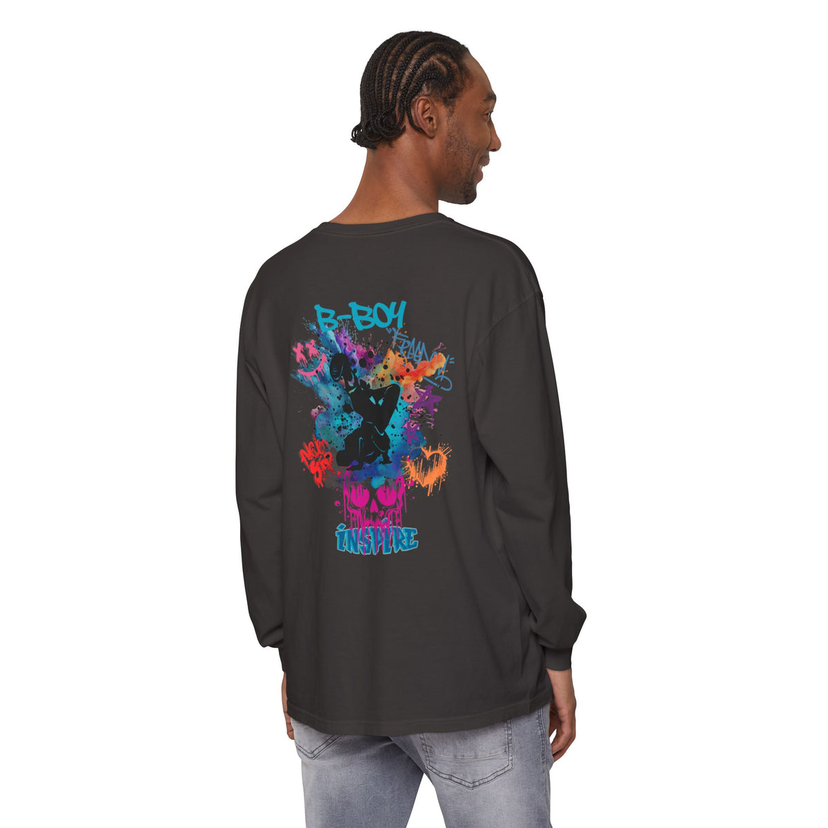 SoCal Original B-Boy Unisex Garment-dyed Long Sleeve T-Shirt