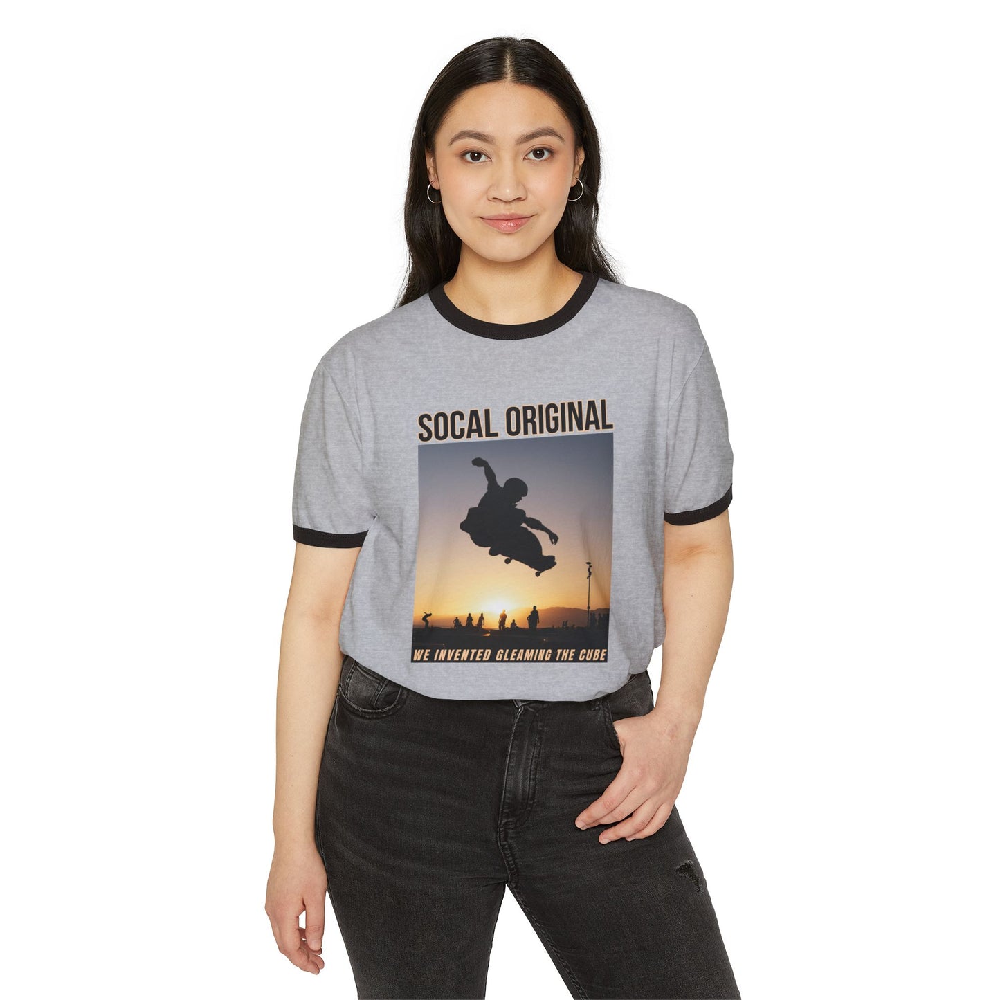 Gleaming the Cube Unisex Cotton Ringer T-Shirt