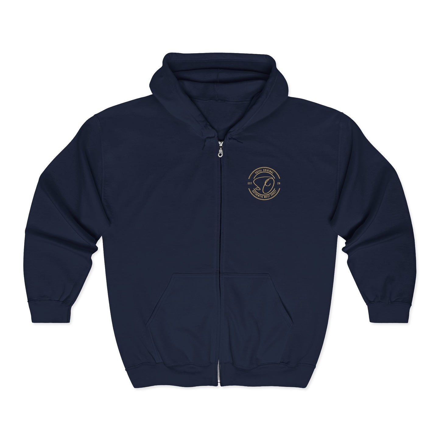 SoCal Original Est California Unisex Heavy Blend™ Full Zip Hooded Sweatshirt