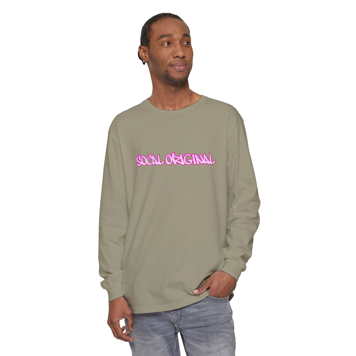 SoCal Original B-Boy Unisex Garment-dyed Long Sleeve T-Shirt