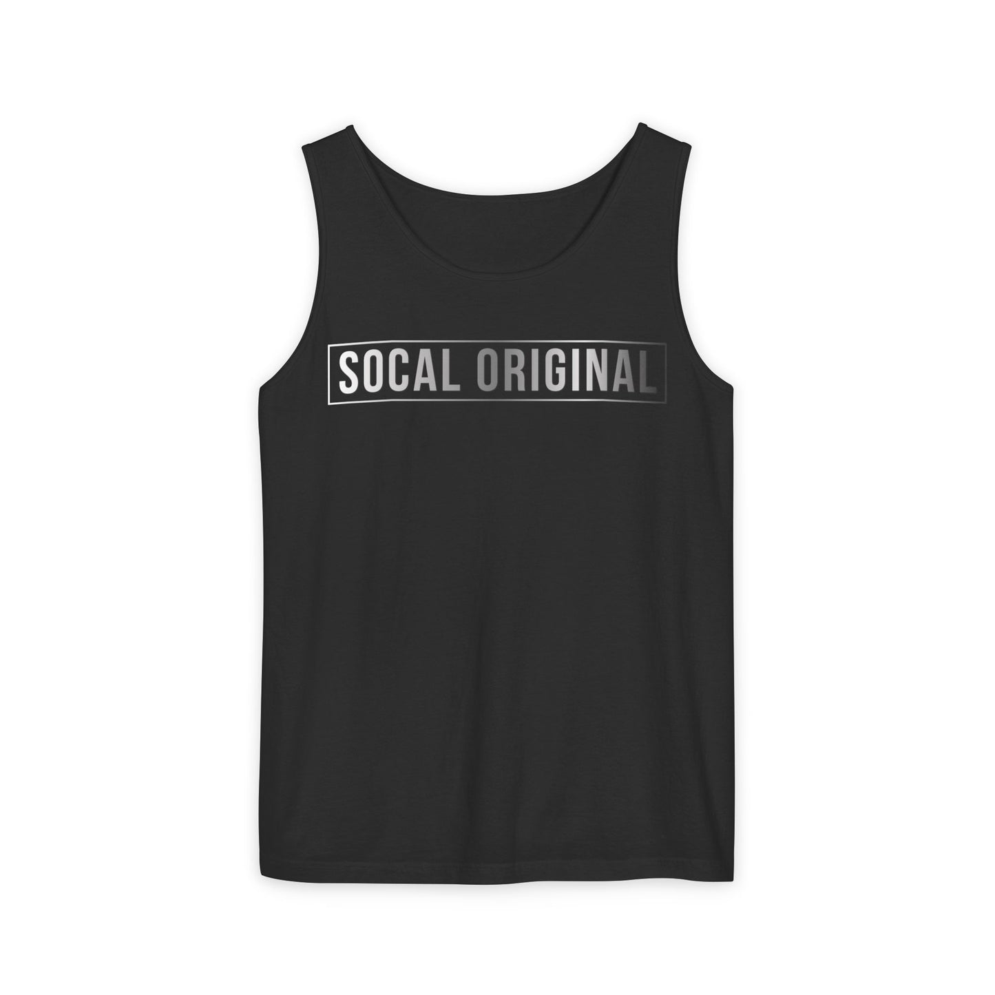 SoCal Original Metal Logo Unisex Garment-Dyed Tank Top