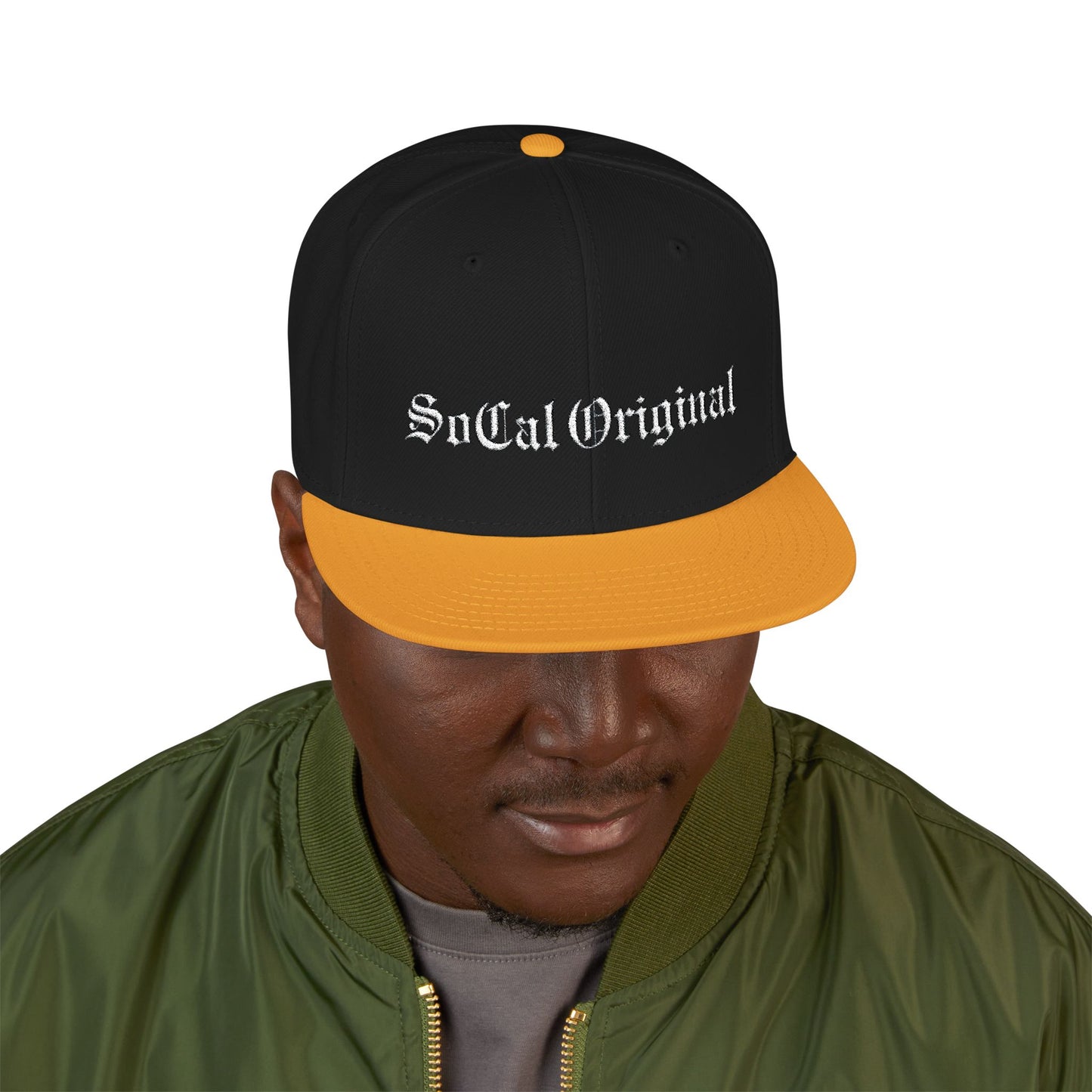 Old English Bold Snapback (Embroidery)