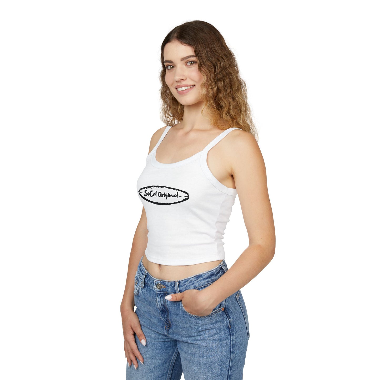SoCal Original Surfboard Logo Women's Spaghetti Strap Tank Top