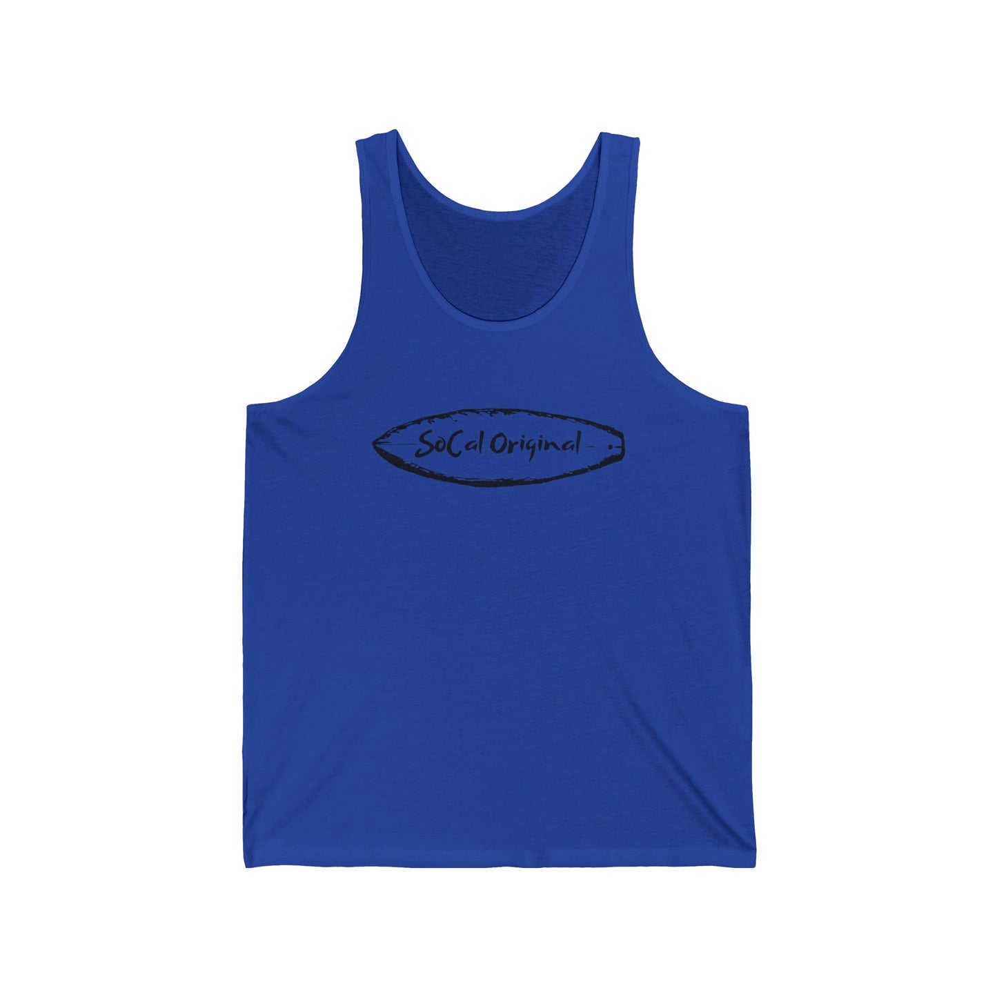 SoCal Original Surfboard Logo Unisex Jersey Tank