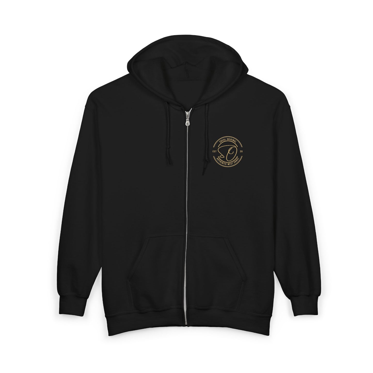 SoCal Original Est California Unisex Heavy Blend™ Full Zip Hooded Sweatshirt