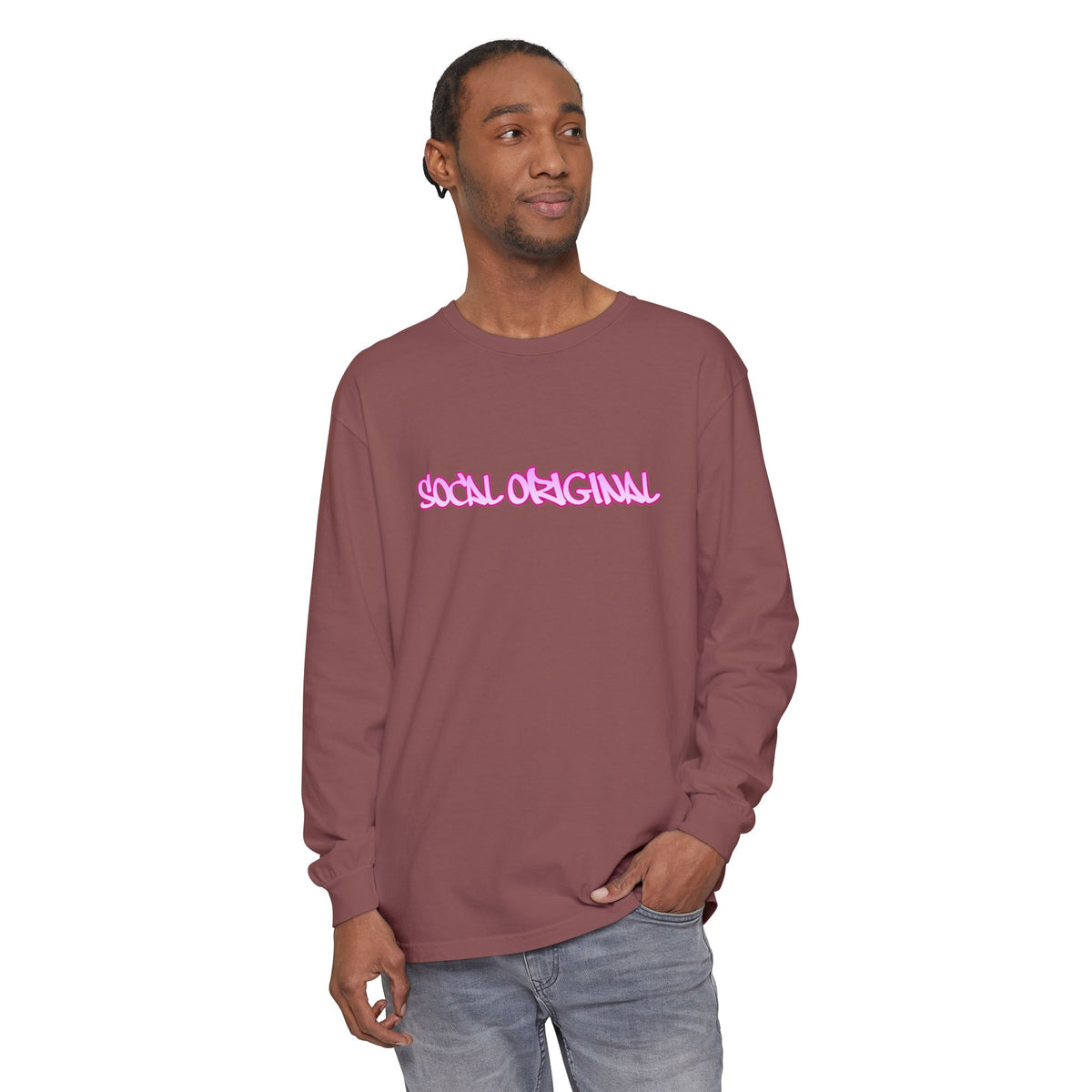 SoCal Original B-Boy Unisex Garment-dyed Long Sleeve T-Shirt