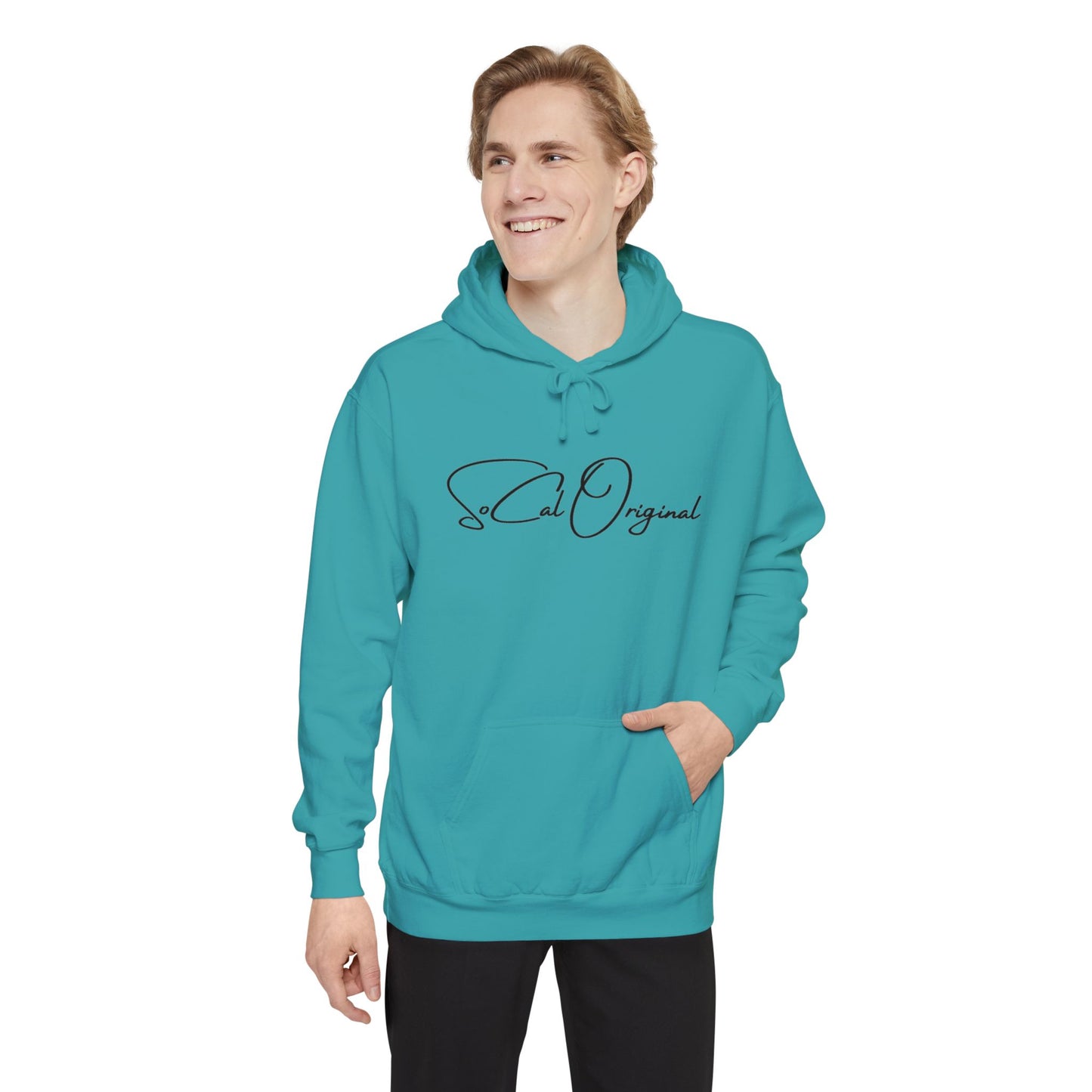 SoCal Original Script Unisex Garment-Dyed Hoodie