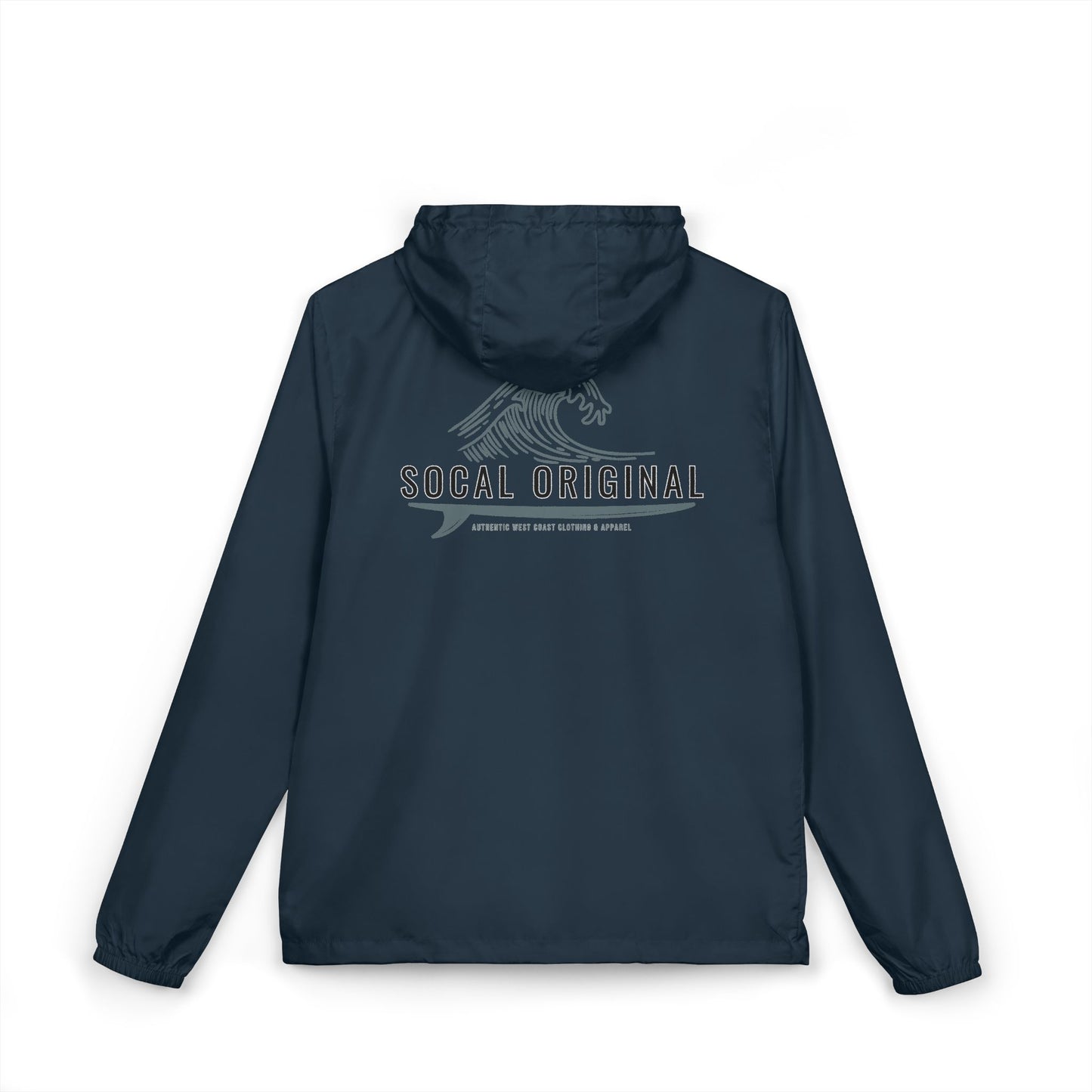 SoCal Original Wave Logo Unisex Full-Zip Windbreaker Jacket