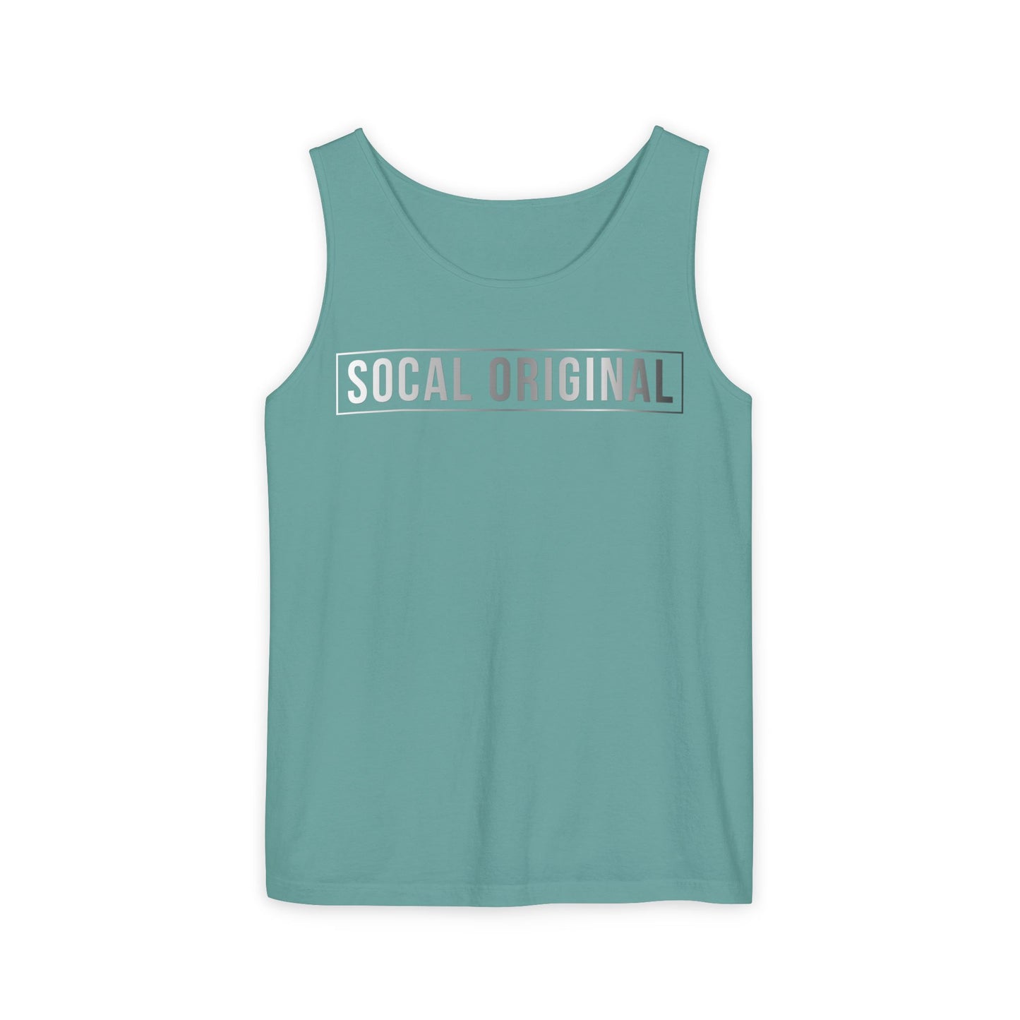 SoCal Original Metal Logo Unisex Garment-Dyed Tank Top