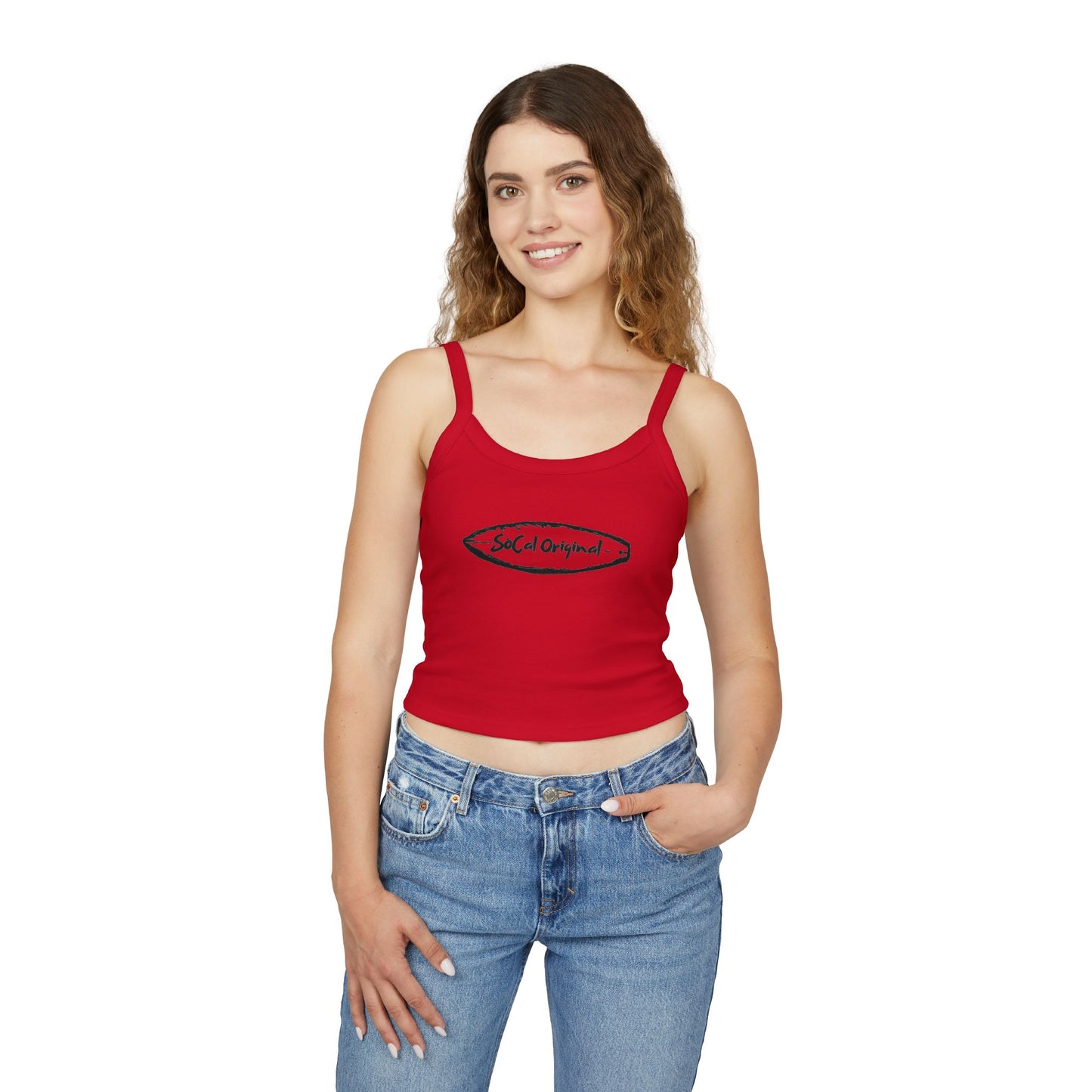SoCal Original Surfboard Logo Women's Spaghetti Strap Tank Top
