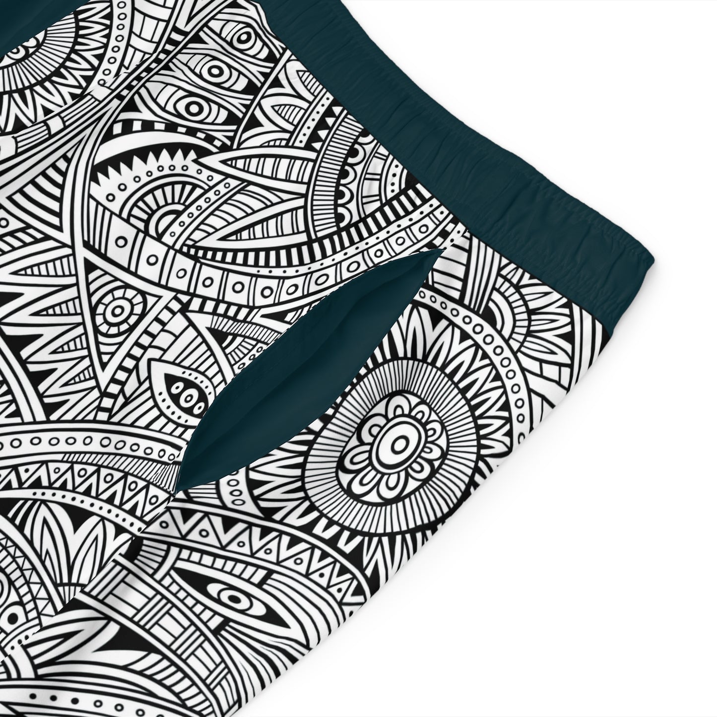 Tribal Split Men's Board Shorts (AOP)