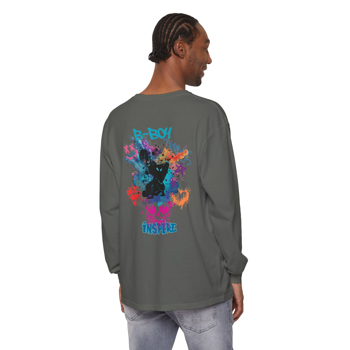 SoCal Original B-Boy Unisex Garment-dyed Long Sleeve T-Shirt