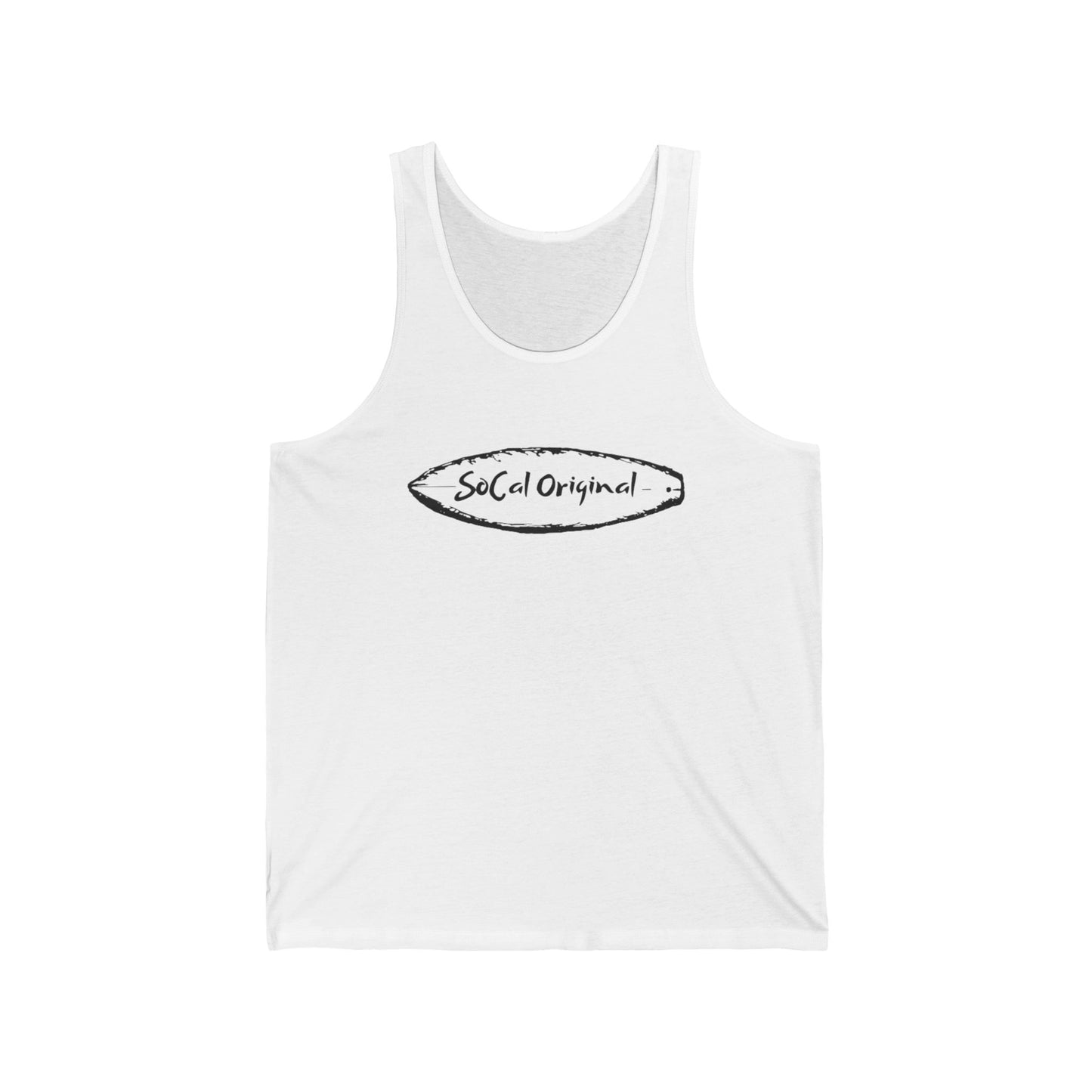 SoCal Original Surfboard Logo Unisex Jersey Tank