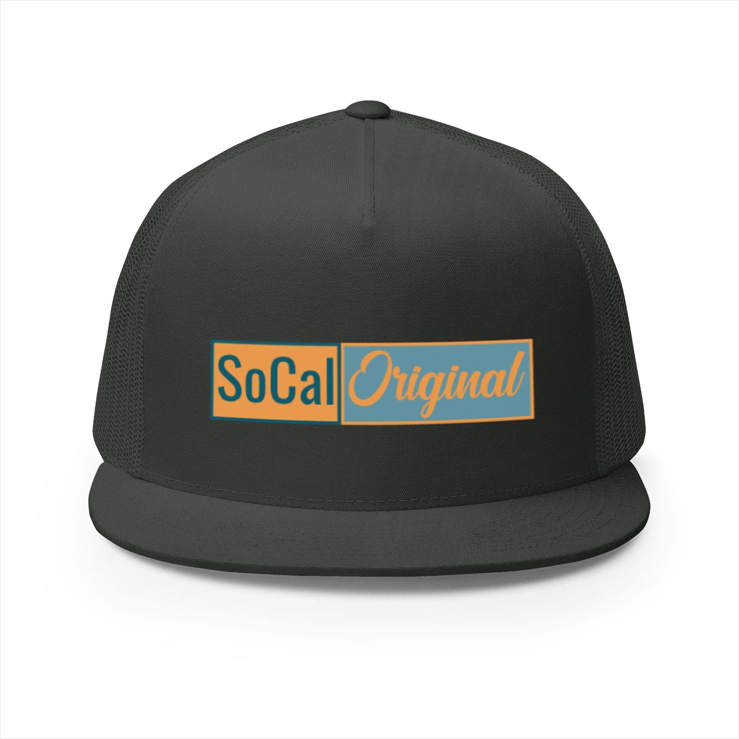 SoCal Original Color Block 5 Panel Trucker Cap