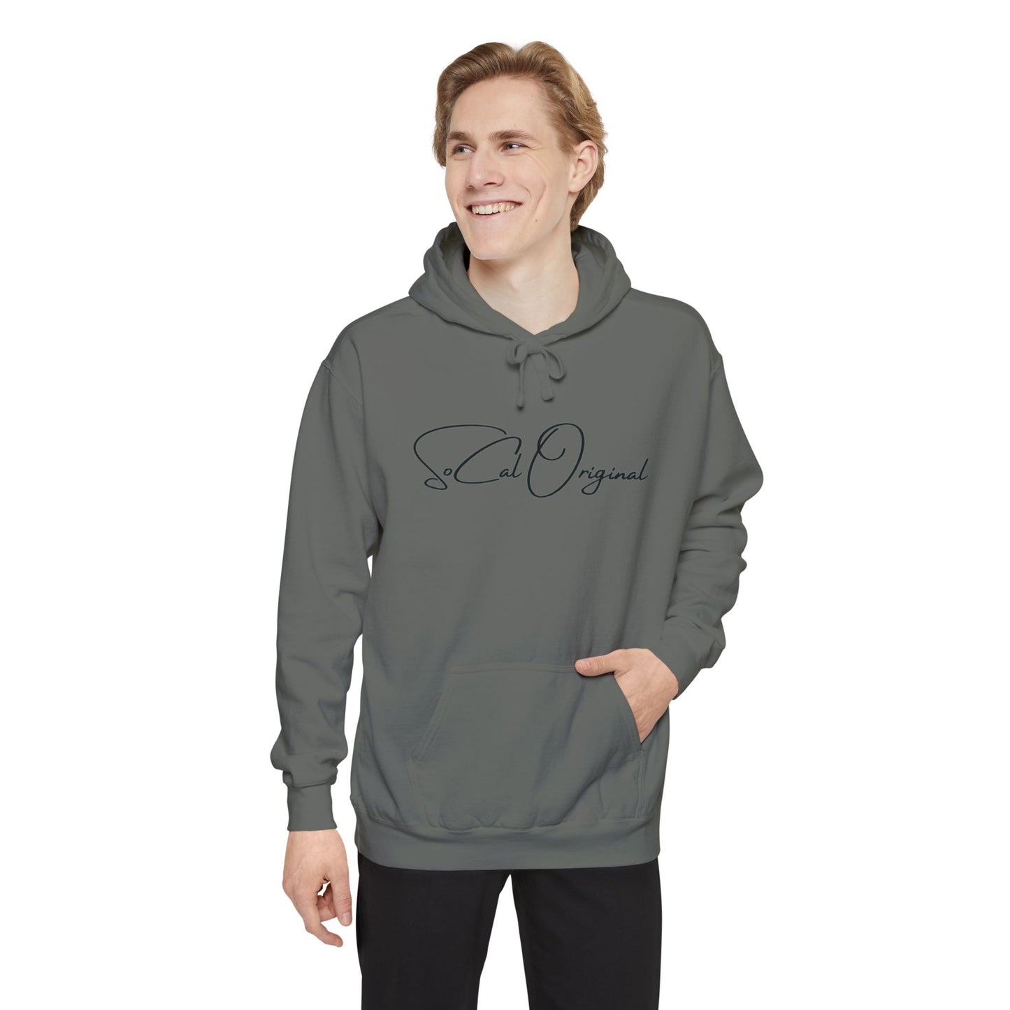 SoCal Original Script Unisex Garment-Dyed Hoodie