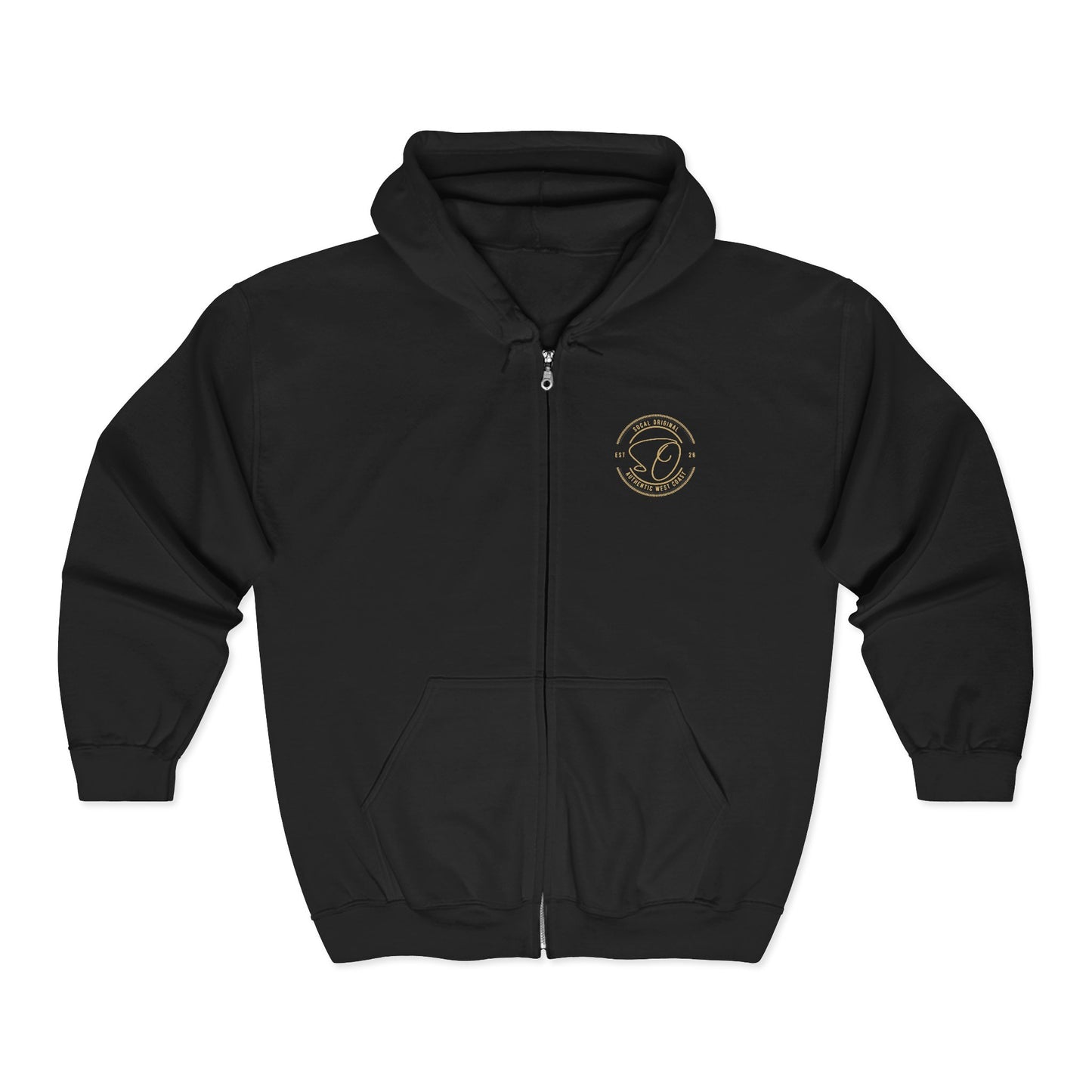 SoCal Original Est California Unisex Heavy Blend™ Full Zip Hooded Sweatshirt