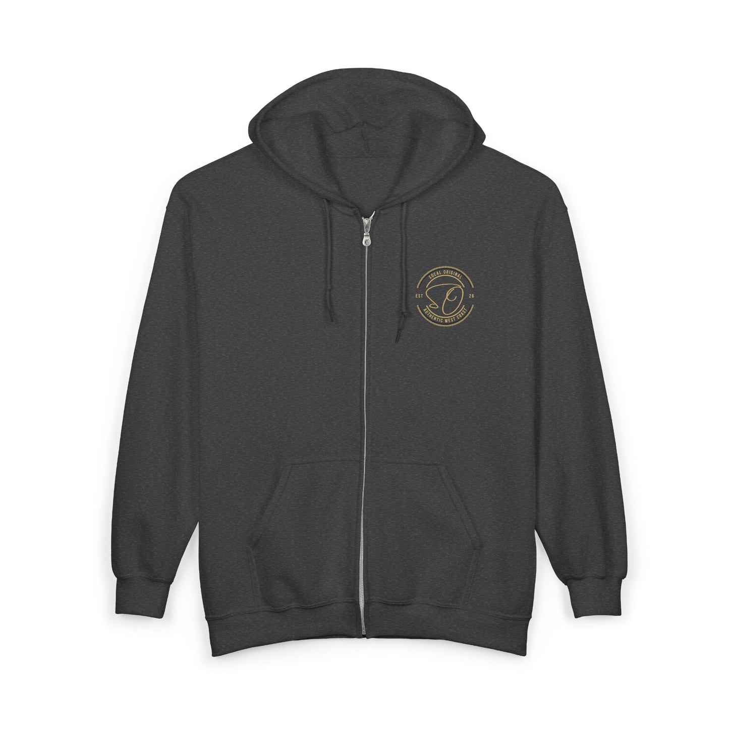 SoCal Original Est California Unisex Heavy Blend™ Full Zip Hooded Sweatshirt