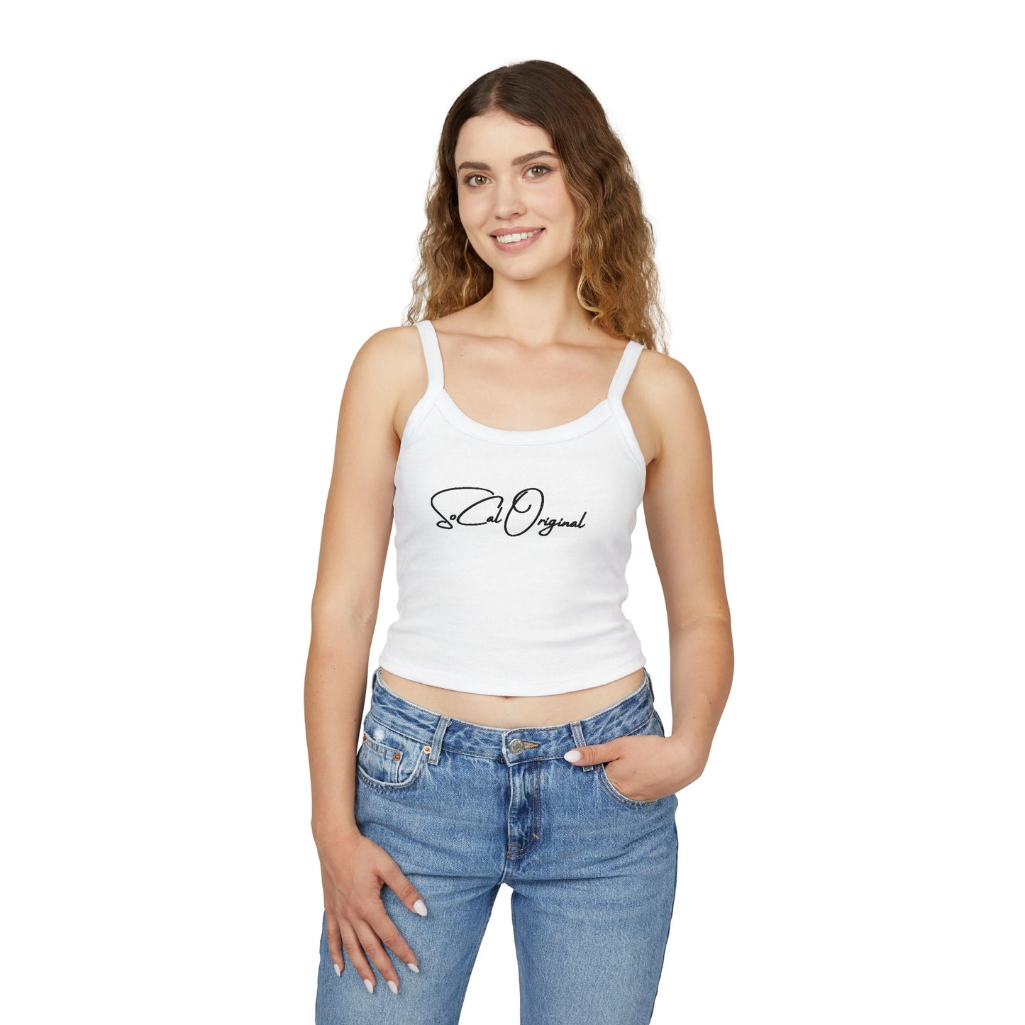 SoCal Original Script Logo Women's Spaghetti Strap Tank Top