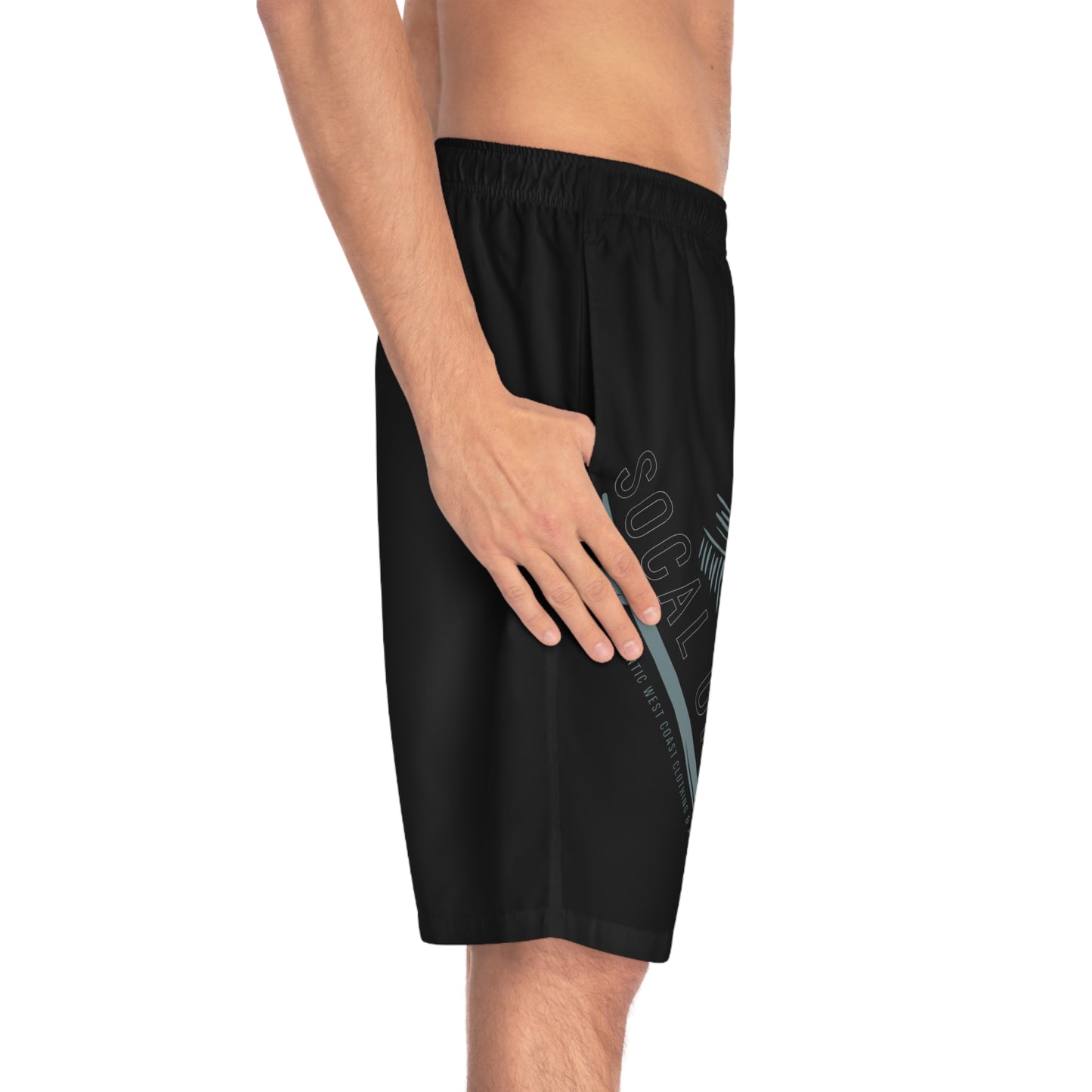 SoCal Original Wave Logo Men's Board Shorts (AOP)