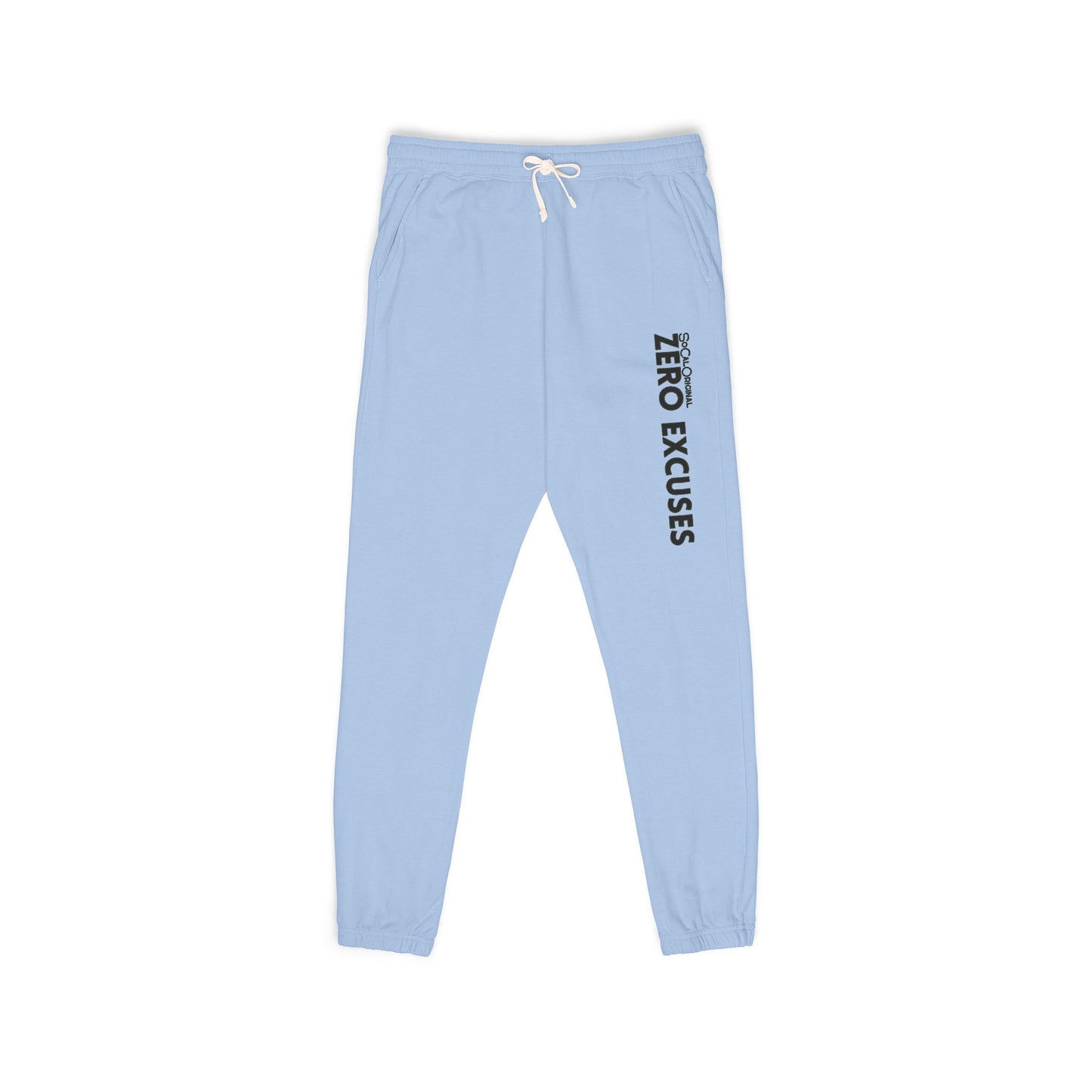Zero Excuses Unisex Garment-Dyed Fleece Sweatpants