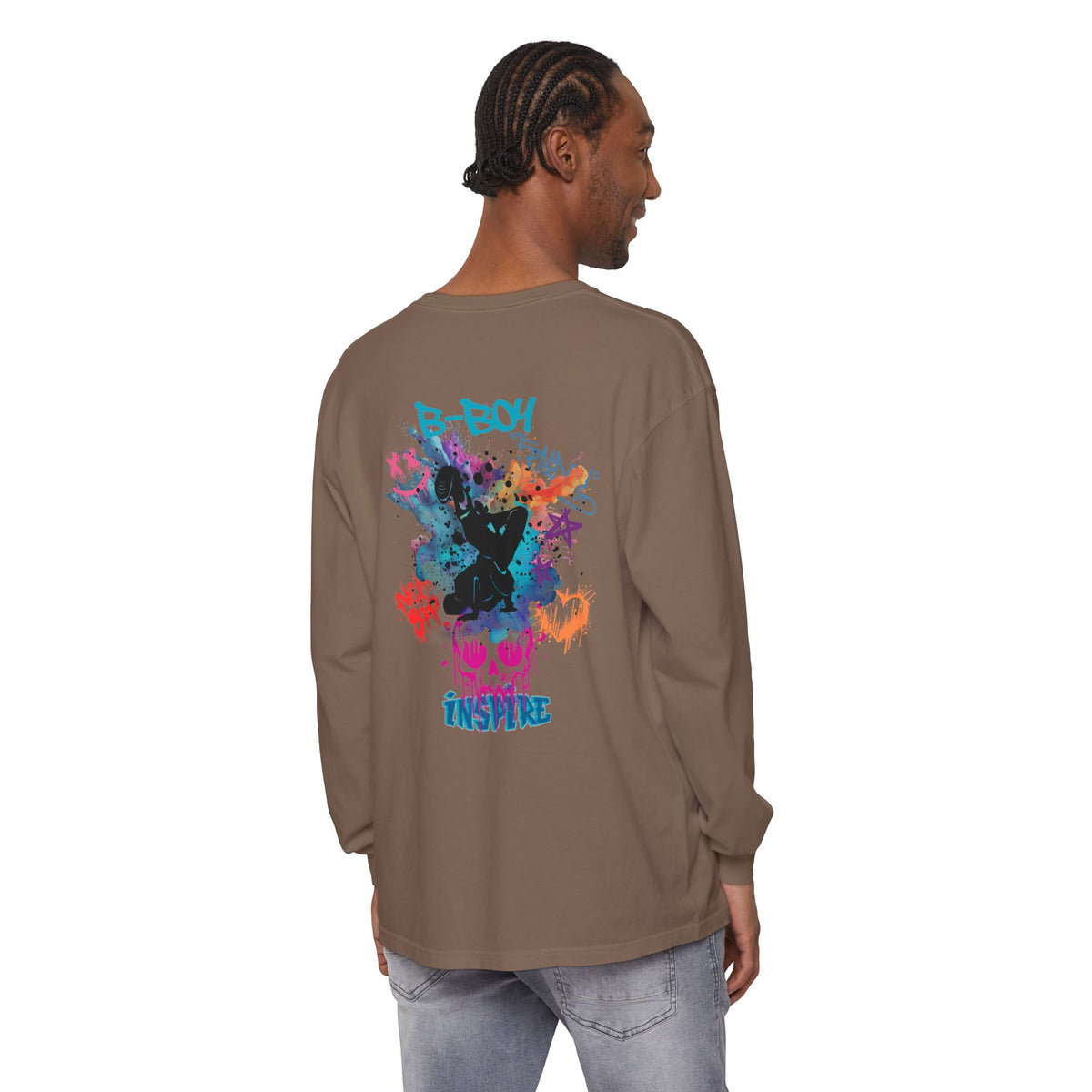SoCal Original B-Boy Unisex Garment-dyed Long Sleeve T-Shirt