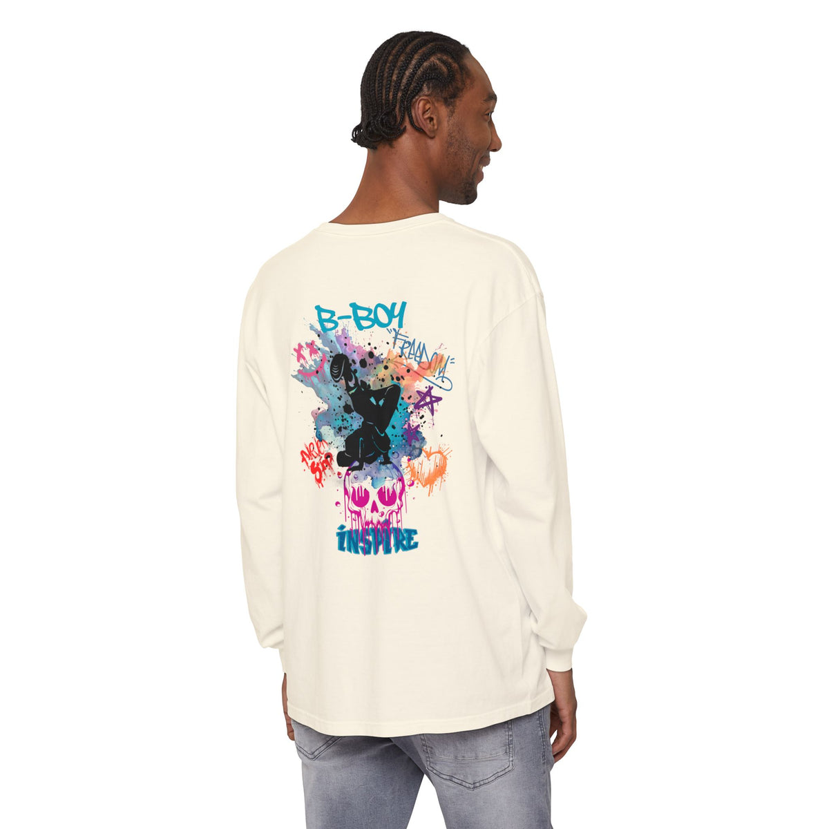 SoCal Original B-Boy Unisex Garment-dyed Long Sleeve T-Shirt