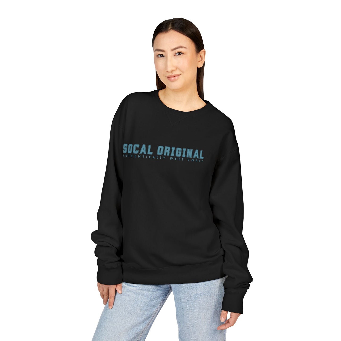 SoCal Original Collegiate Logo Unisex ComfortWash® Garment Dyed Crewneck Sweatshirt