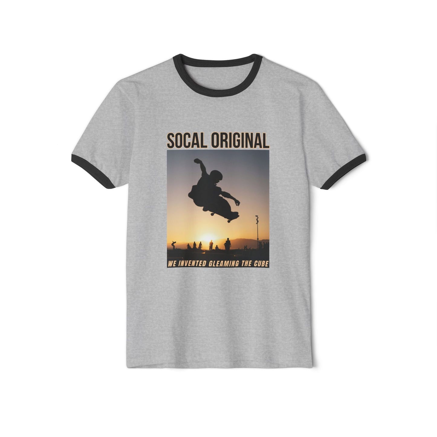 Gleaming the Cube Unisex Cotton Ringer T-Shirt