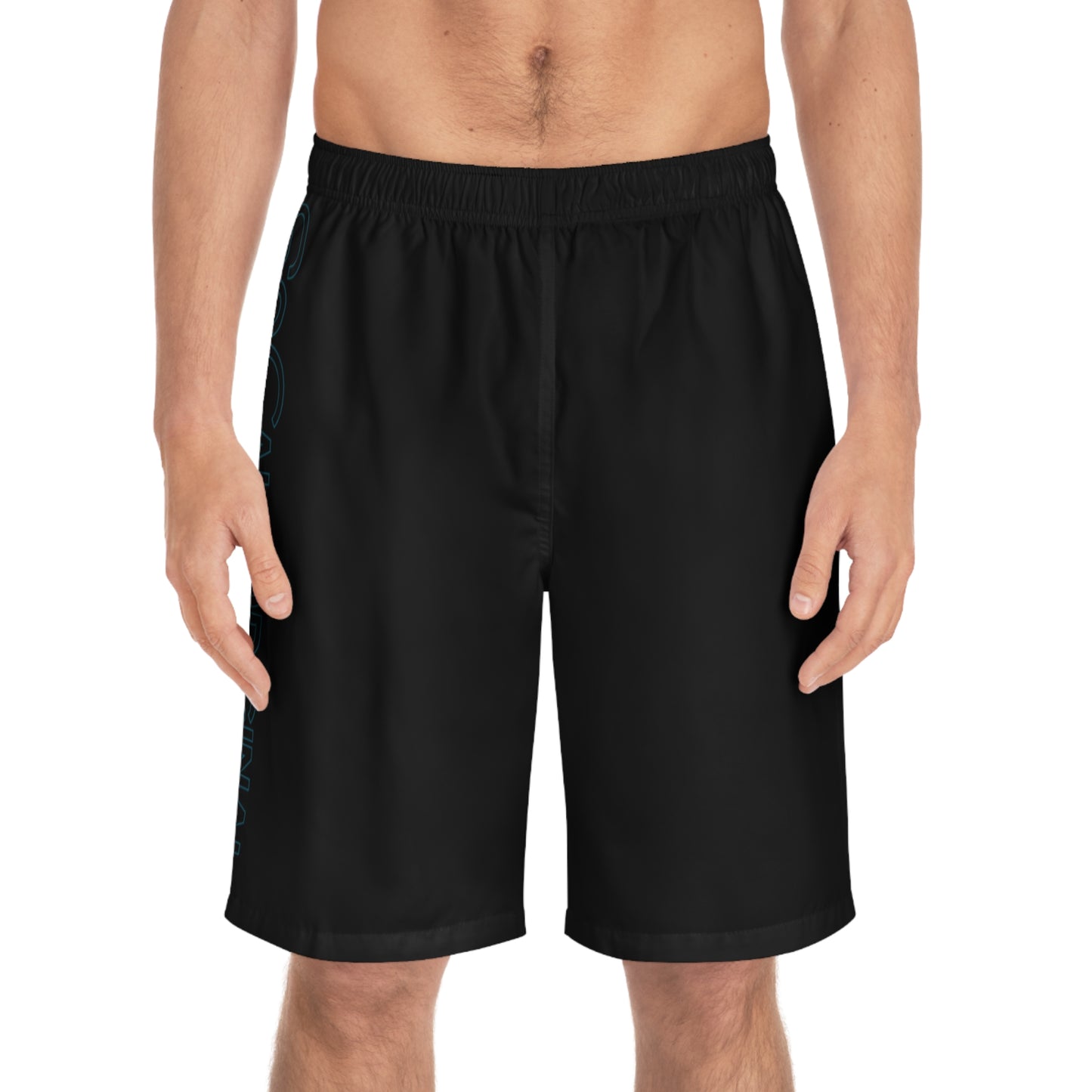 Tonal Logo Men's Board Shorts (AOP)