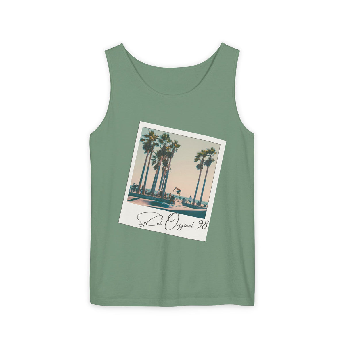 SoCal Original 98 Polaroid Unisex Garment-Dyed Tank Top