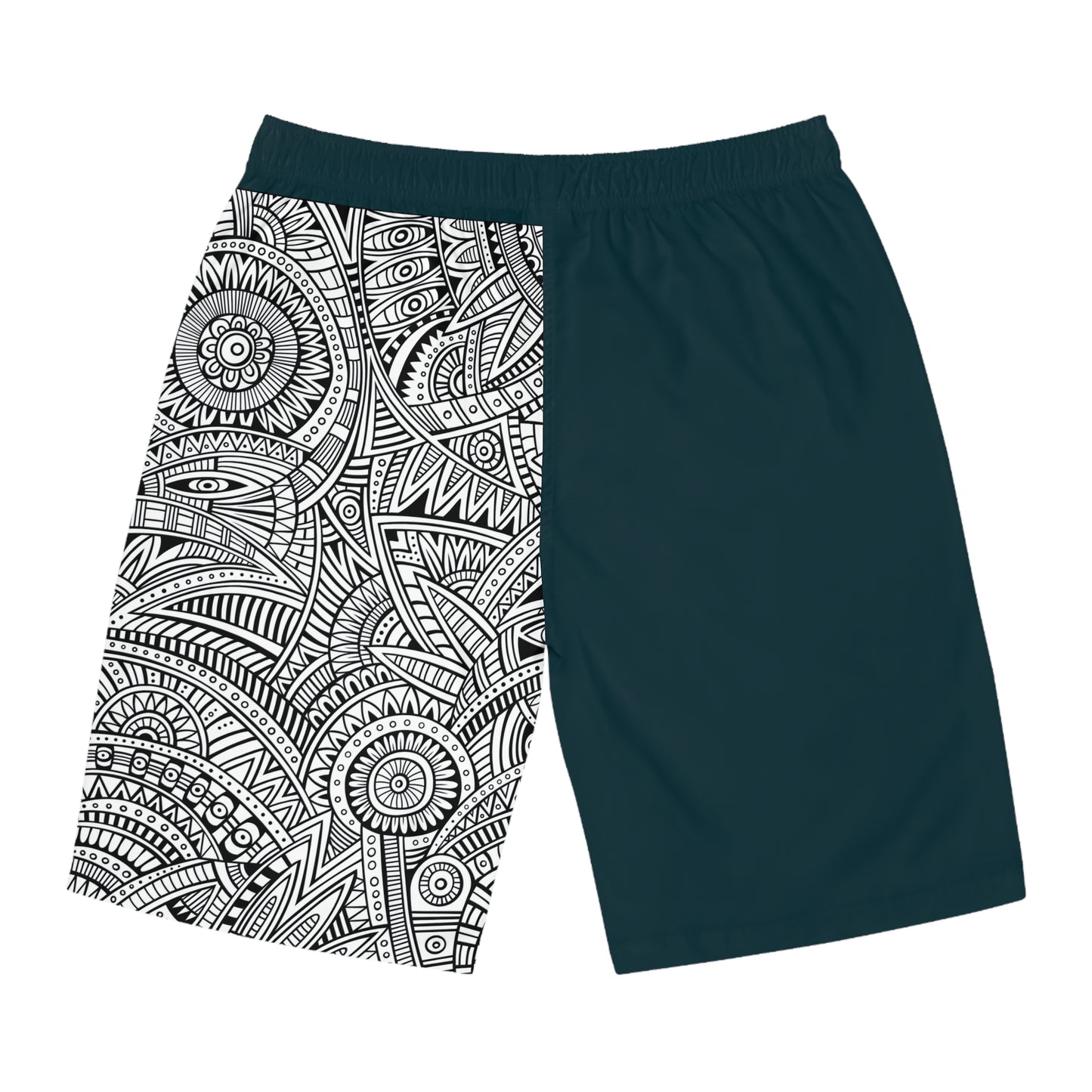 Tribal Split Men's Board Shorts (AOP)