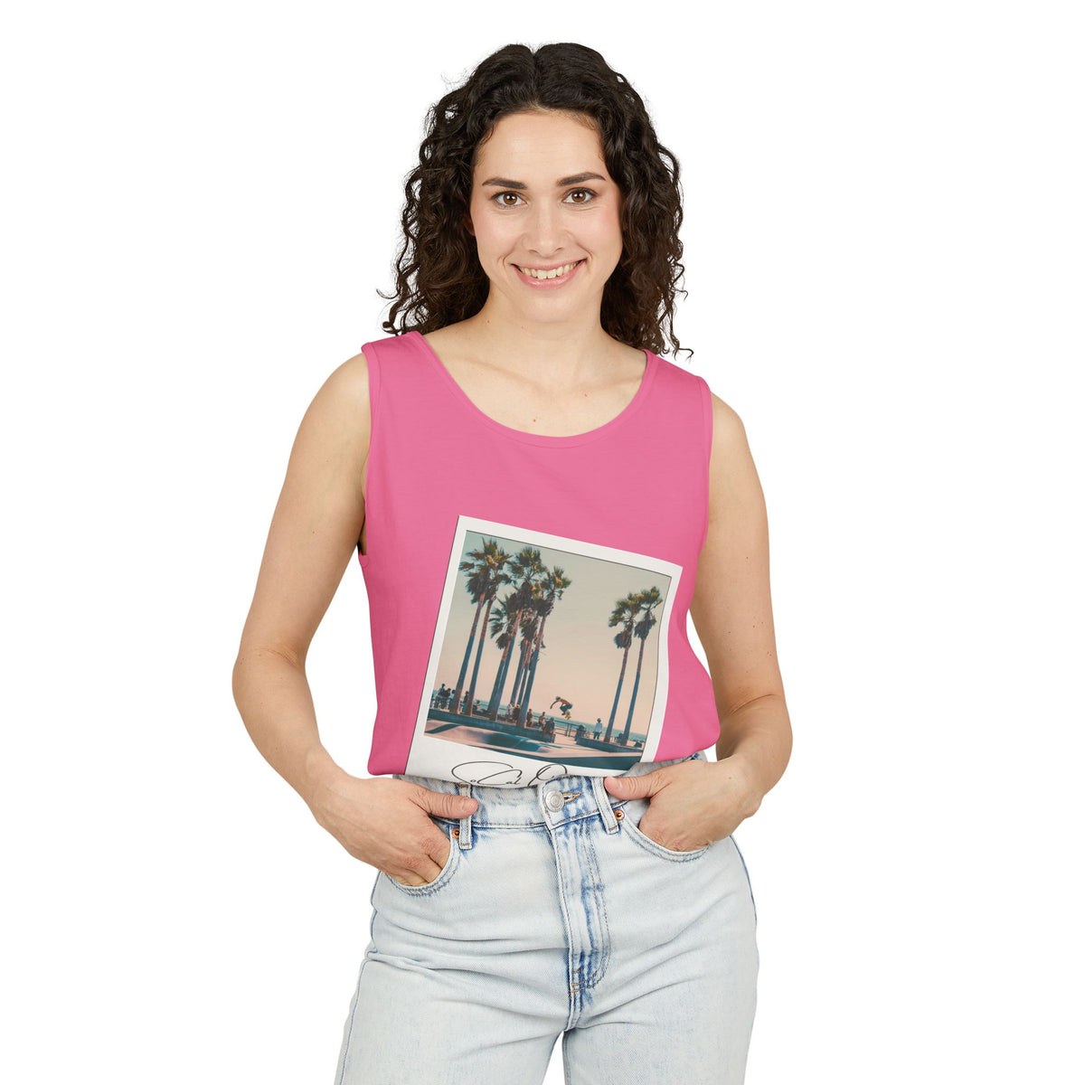 SoCal Original 98 Polaroid Unisex Garment-Dyed Tank Top