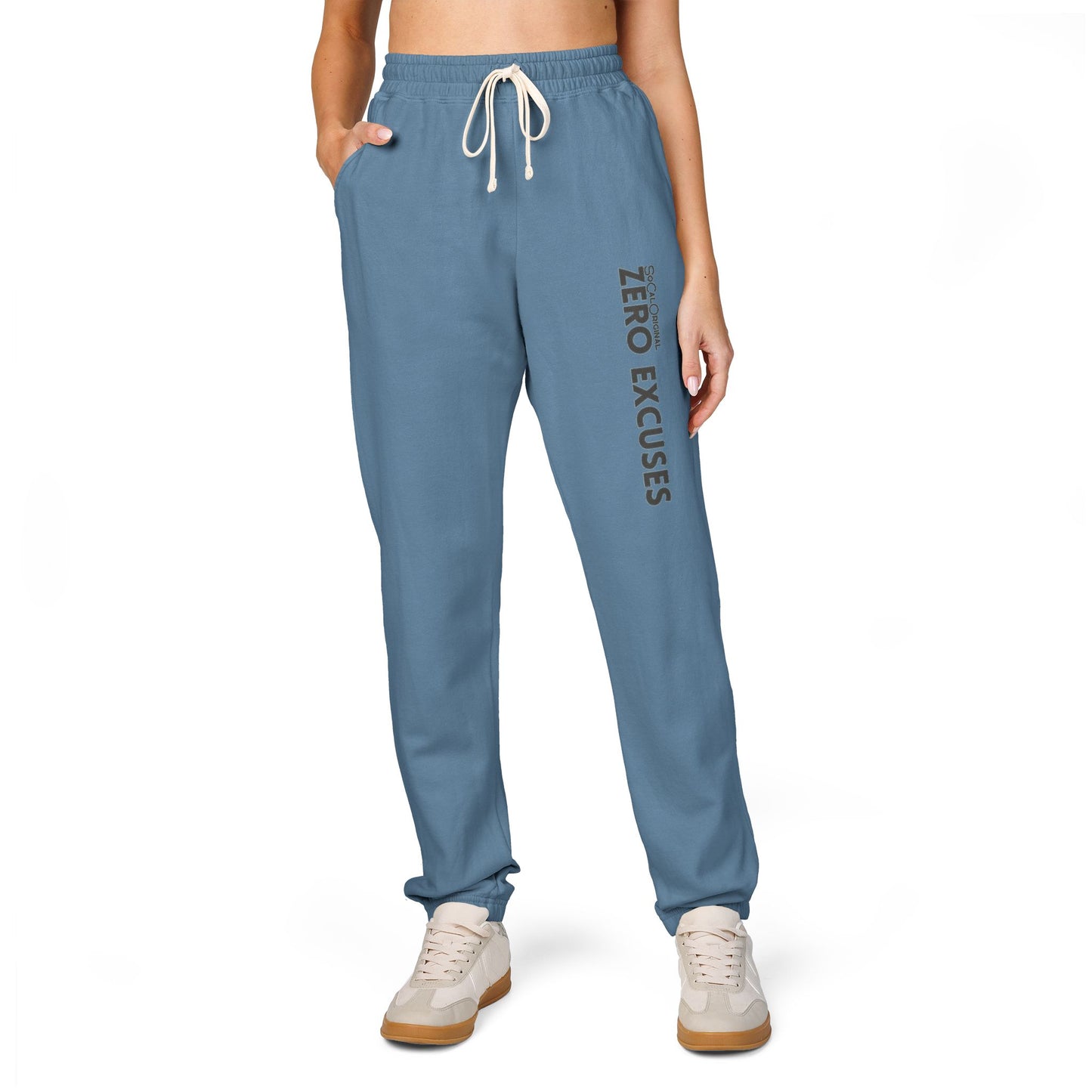 Zero Excuses Unisex Garment-Dyed Fleece Sweatpants