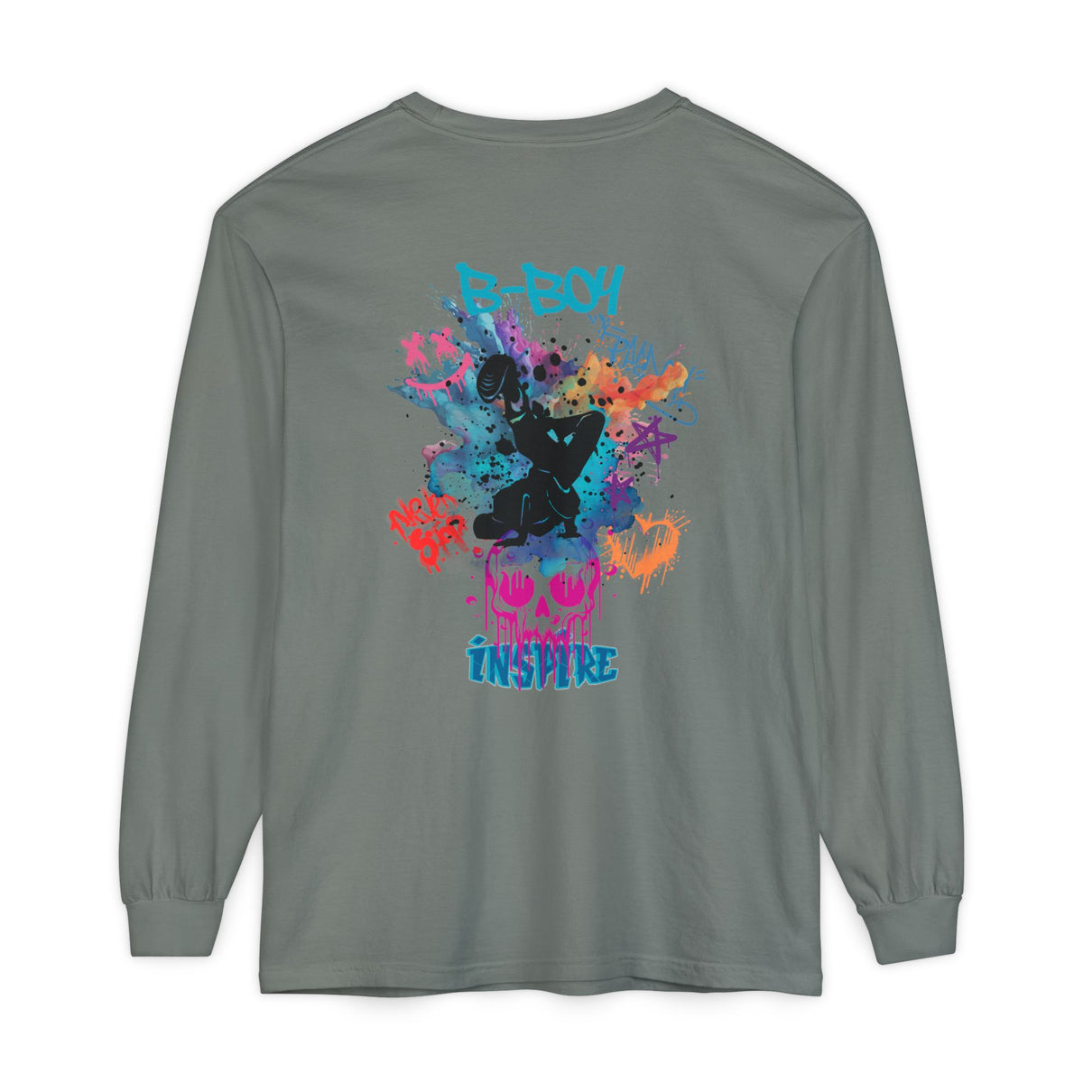 SoCal Original B-Boy Unisex Garment-dyed Long Sleeve T-Shirt