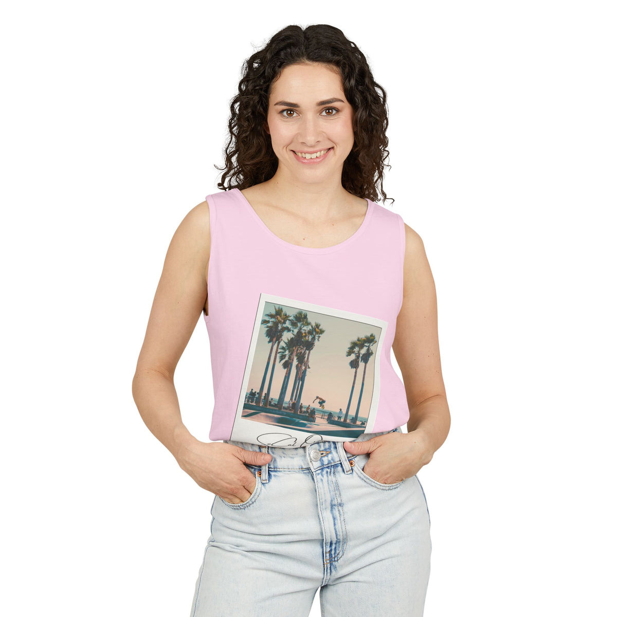 SoCal Original 98 Polaroid Unisex Garment-Dyed Tank Top