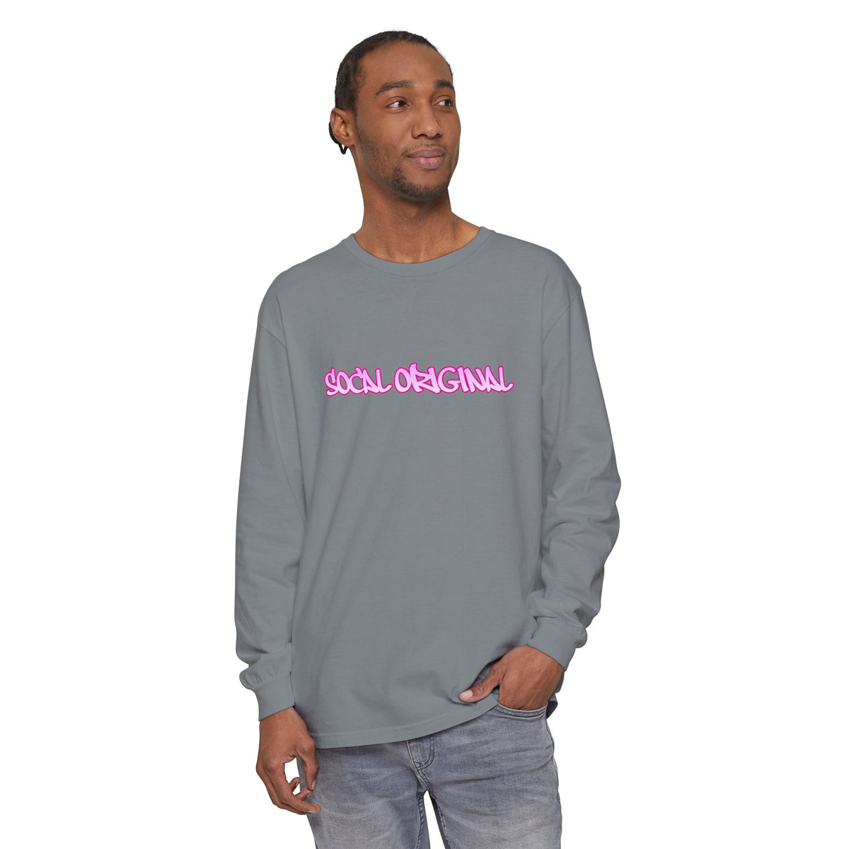 SoCal Original B-Boy Unisex Garment-dyed Long Sleeve T-Shirt