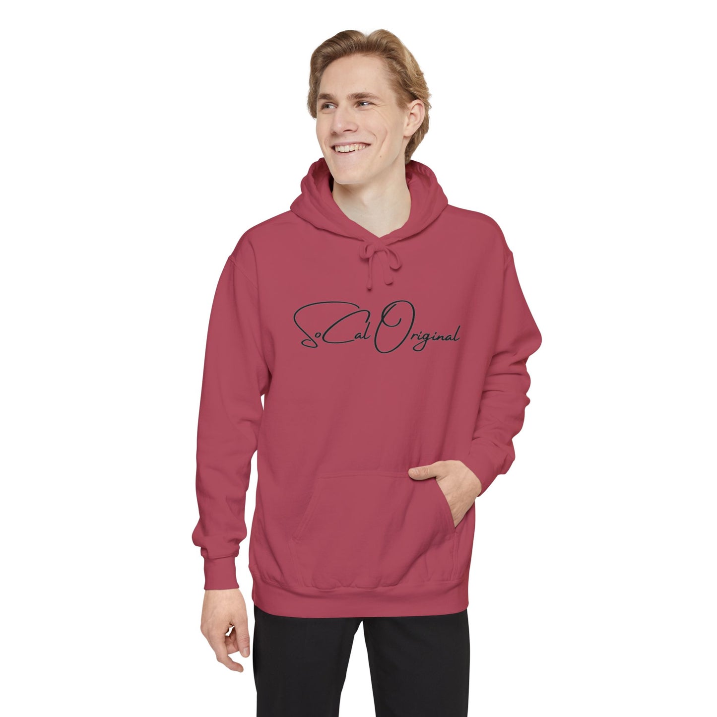 SoCal Original Script Unisex Garment-Dyed Hoodie