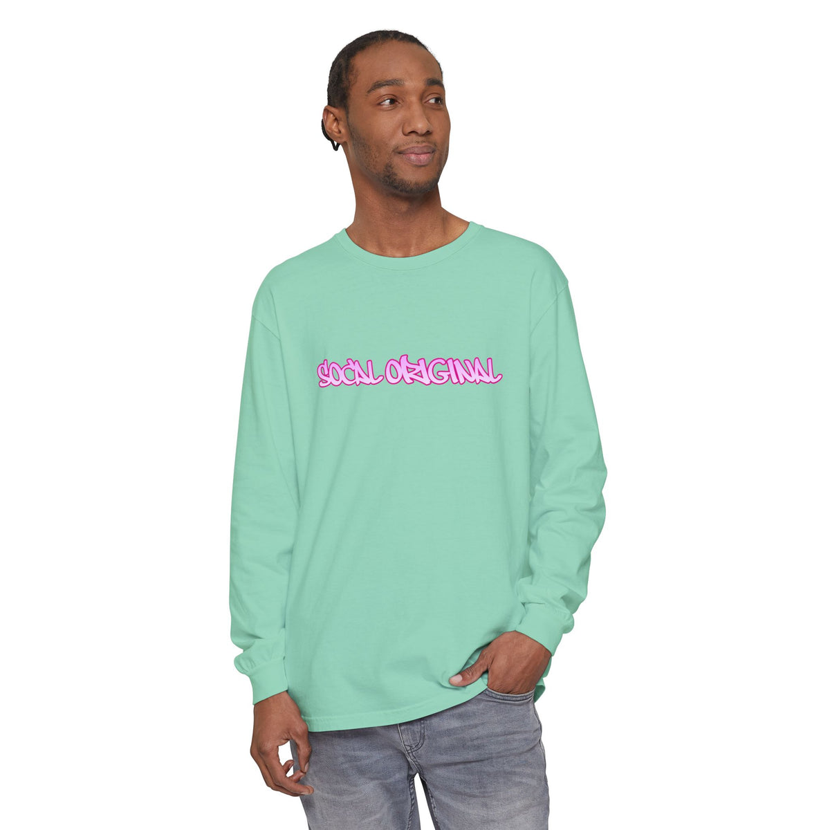SoCal Original B-Boy Unisex Garment-dyed Long Sleeve T-Shirt