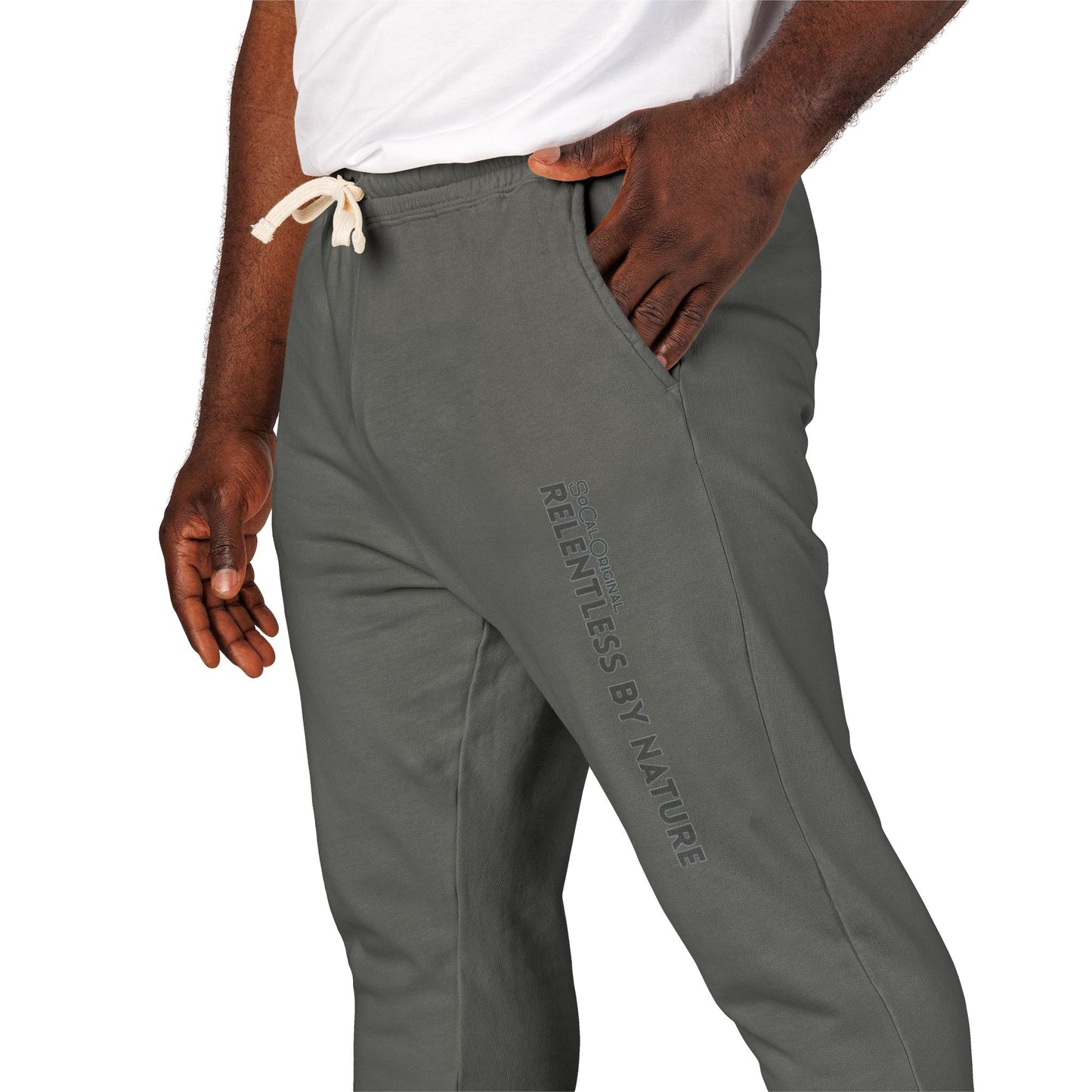 Relentless By Nature Unisex Garment-Dyed Fleece Sweatpants