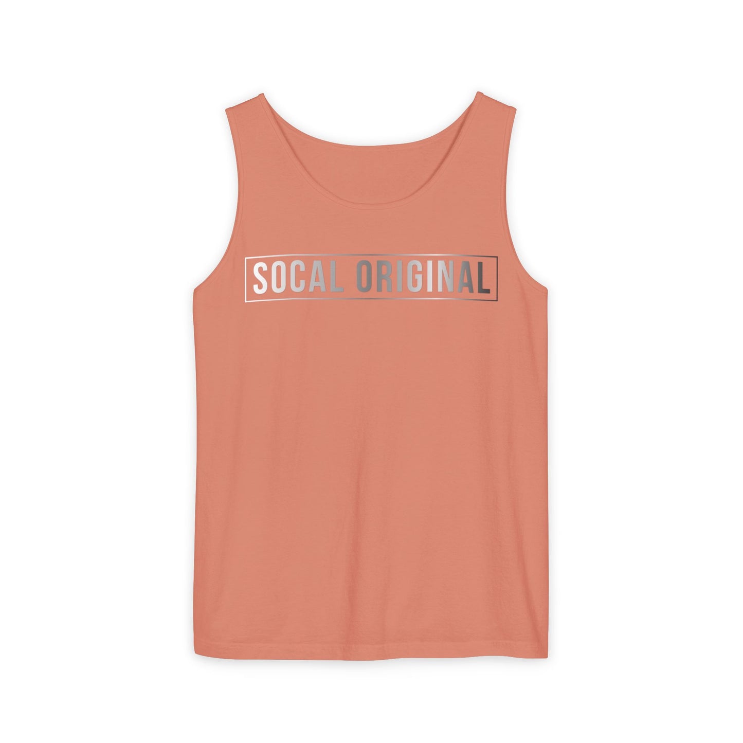 SoCal Original Metal Logo Unisex Garment-Dyed Tank Top