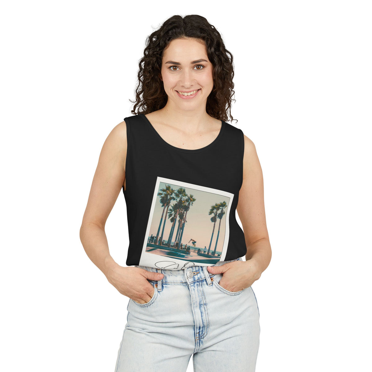 SoCal Original 98 Polaroid Unisex Garment-Dyed Tank Top