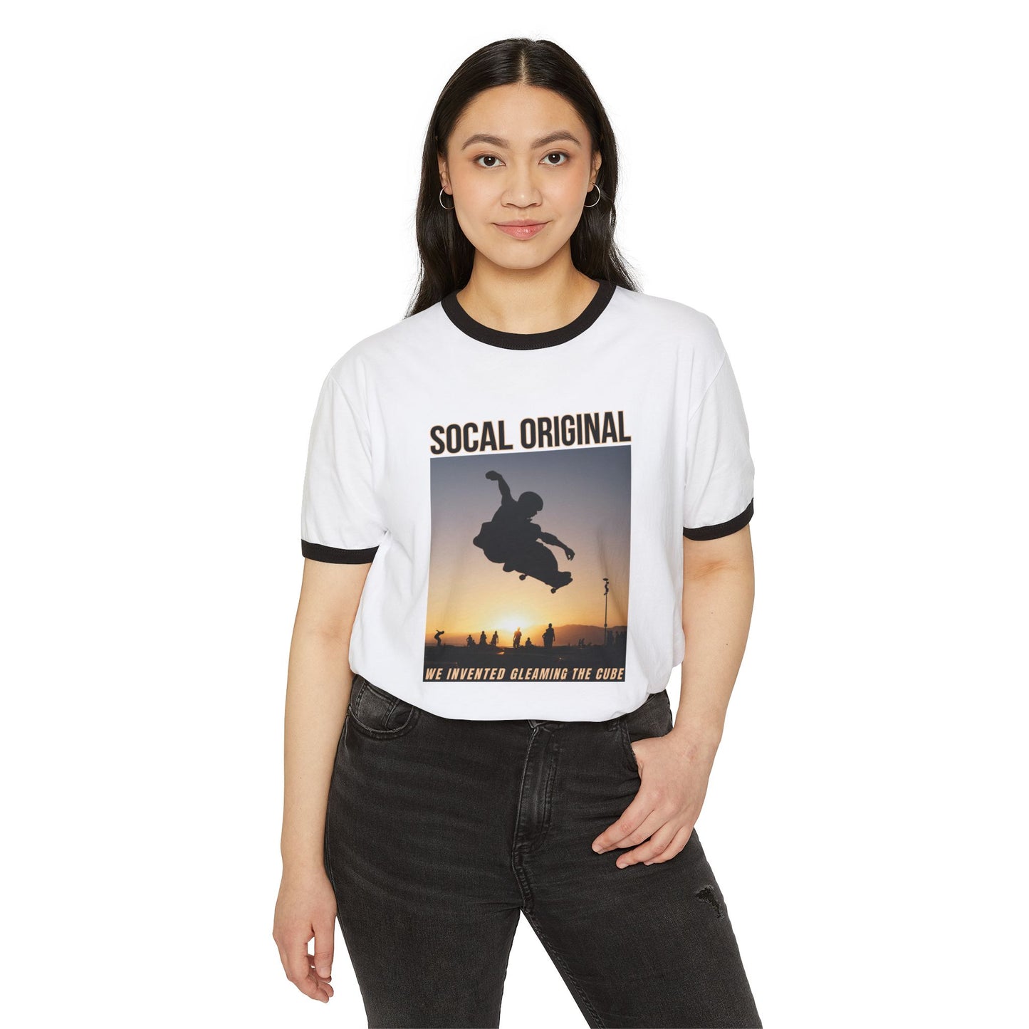 Gleaming the Cube Unisex Cotton Ringer T-Shirt