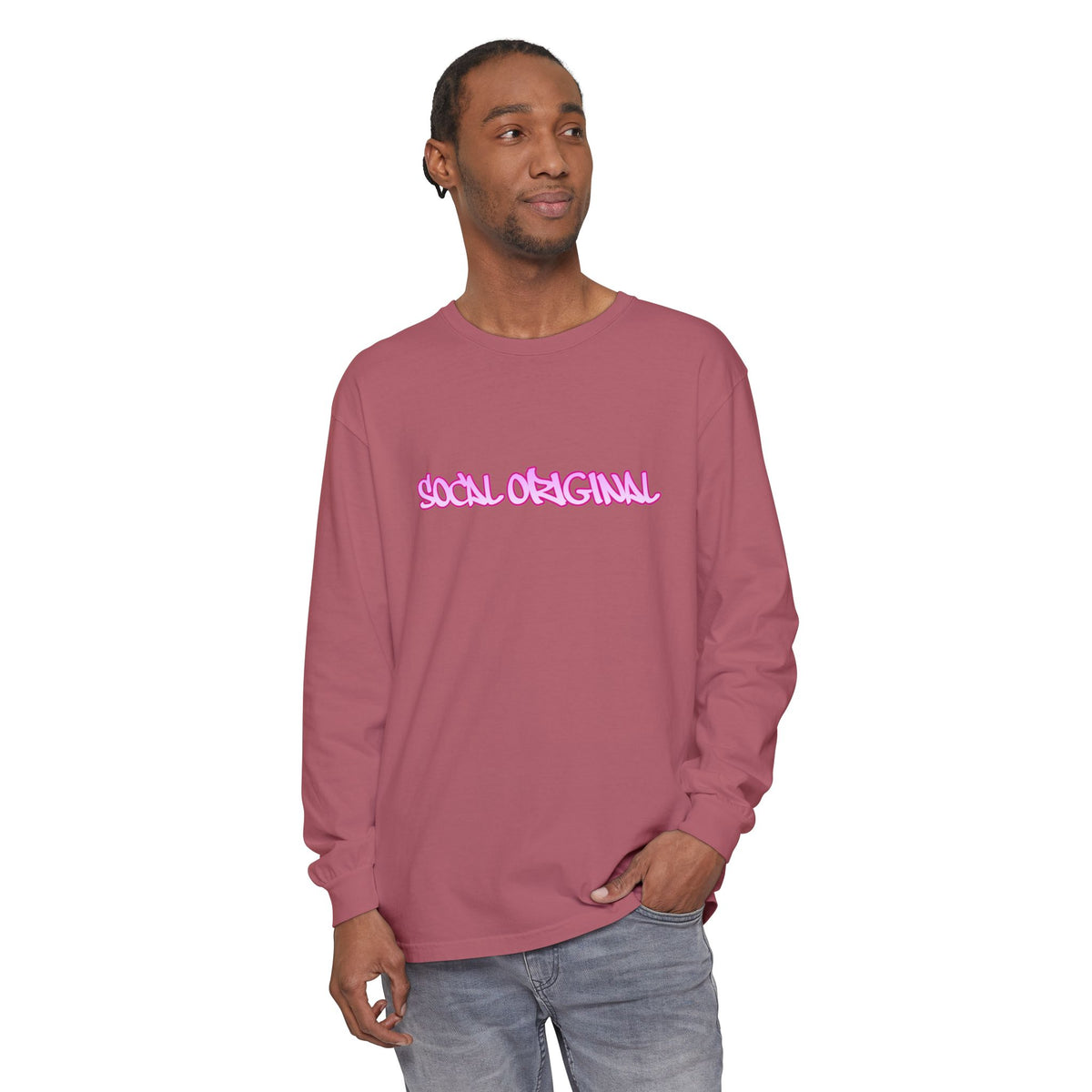 SoCal Original B-Boy Unisex Garment-dyed Long Sleeve T-Shirt